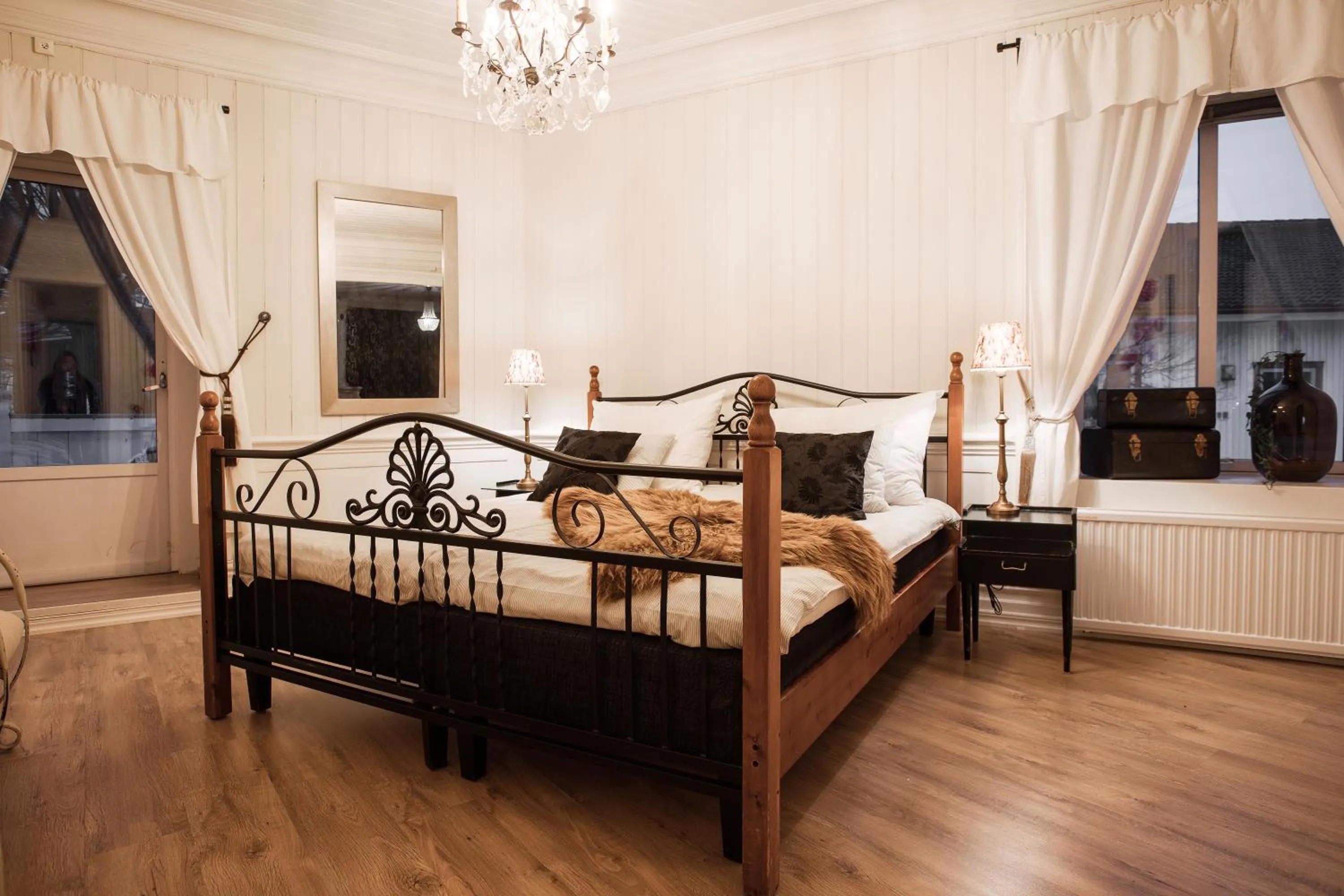 Bed in Grand Hotel Lysekil