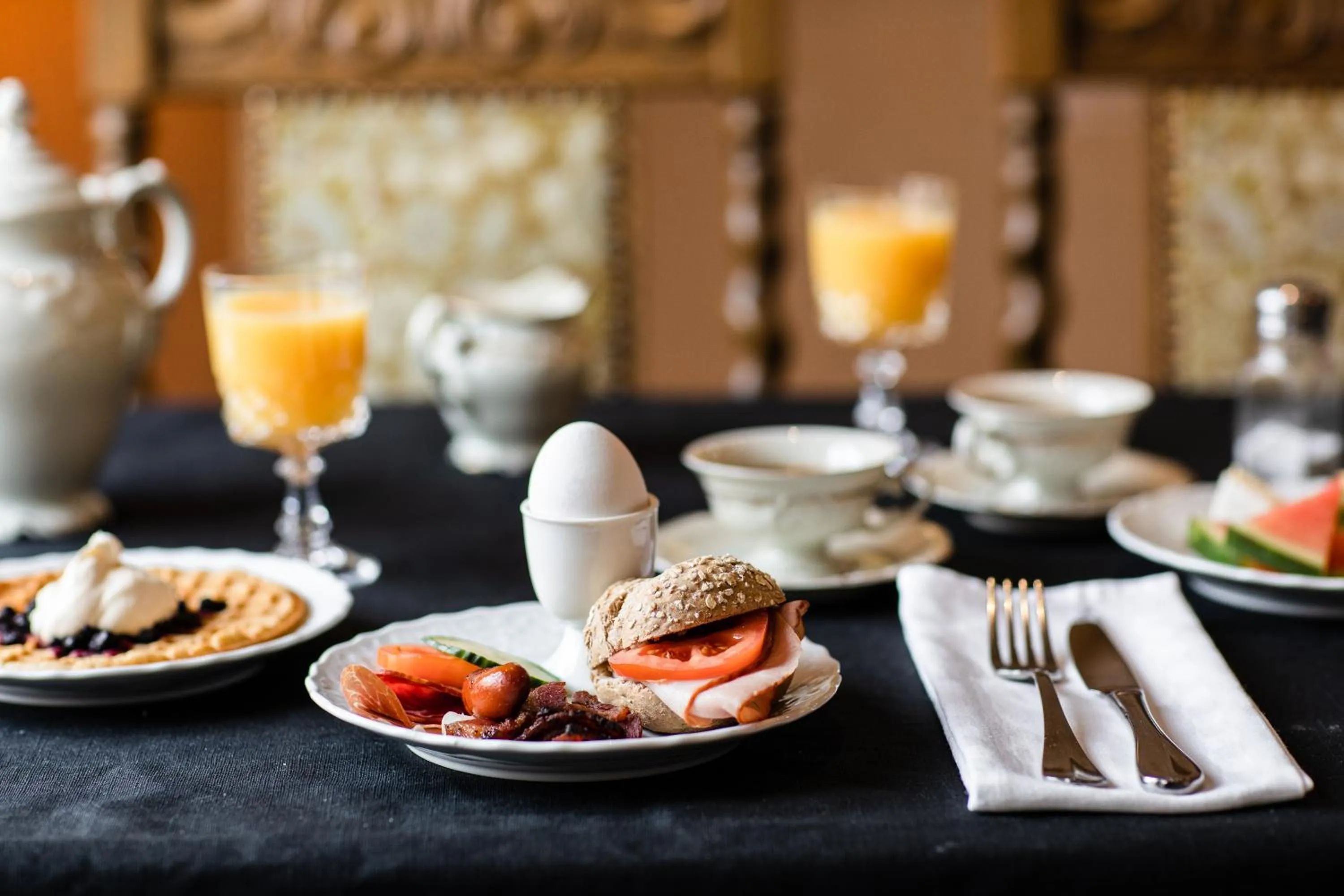 Food and drinks in Grand Hotel Lysekil