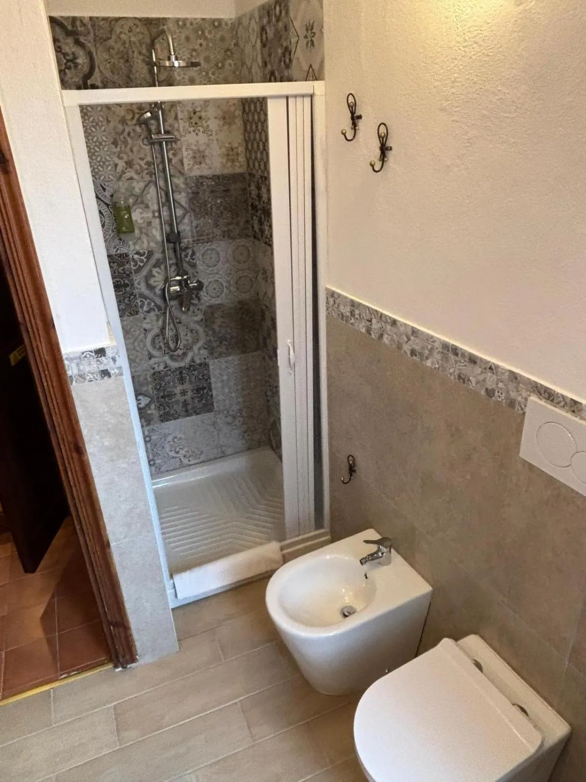 Shower in B&B Casa Doria