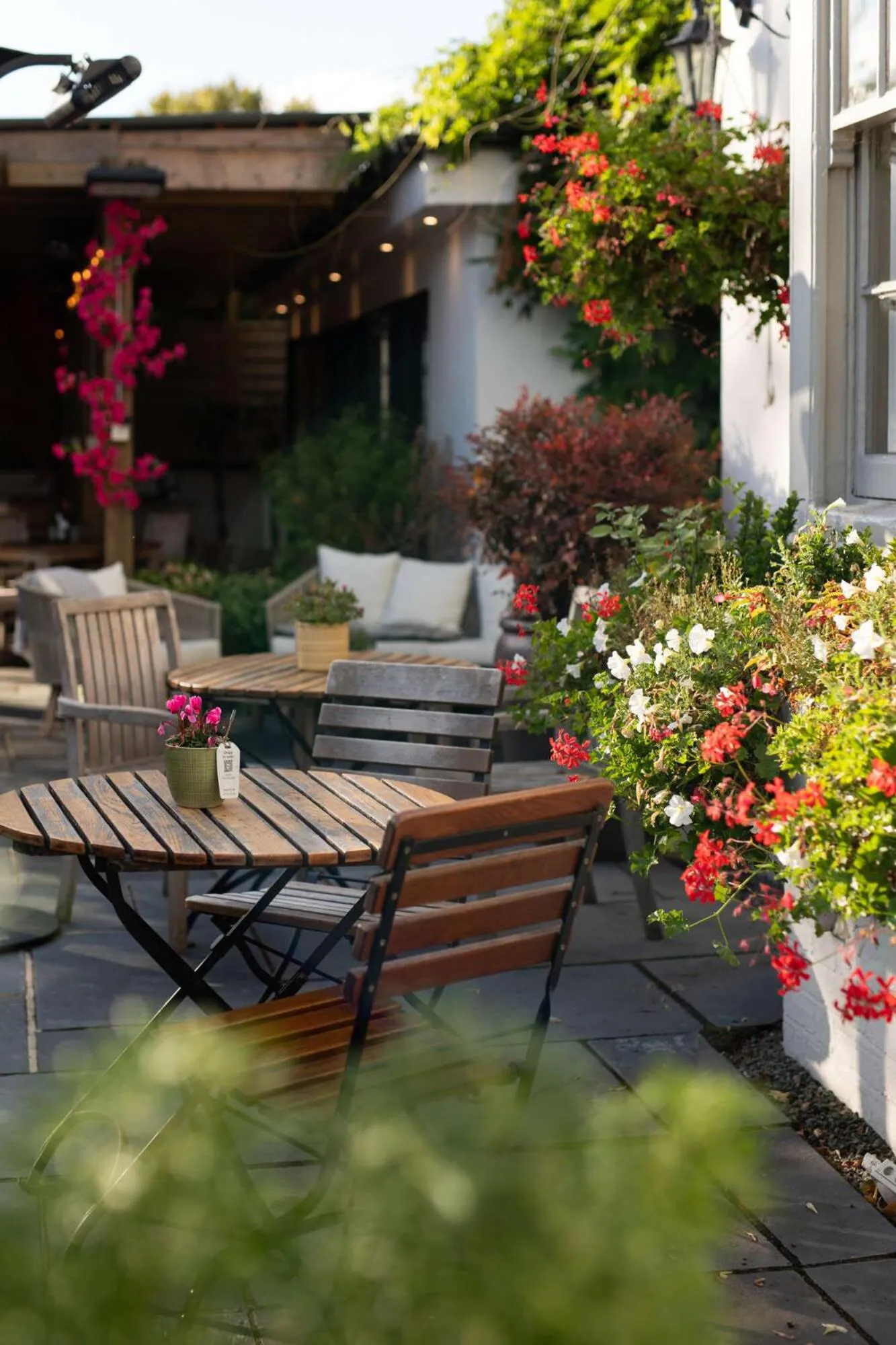 Patio in The Carpenters Arms