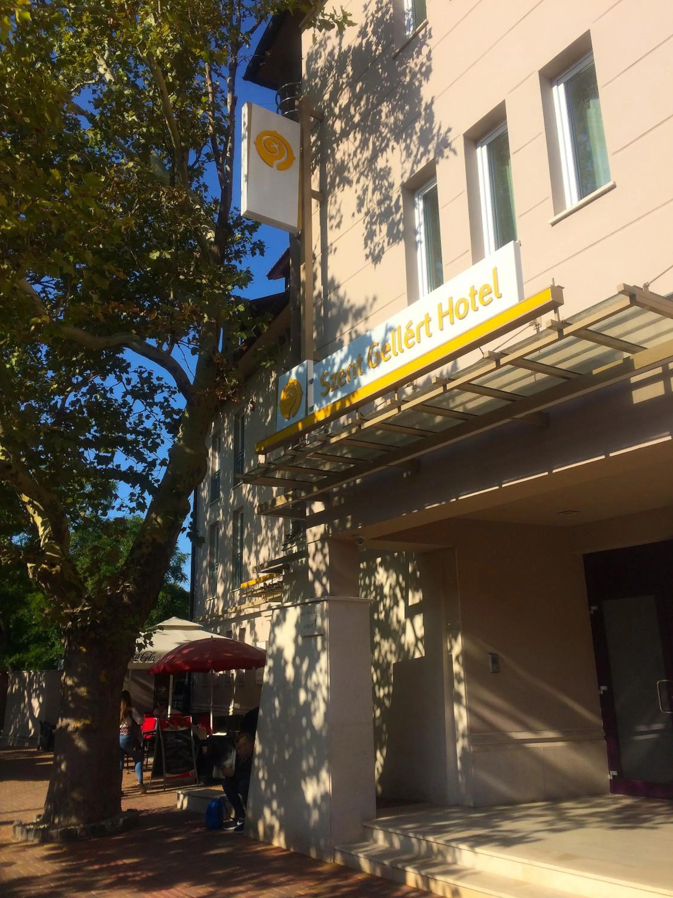 Facade/entrance in Szent Gellért Hotel