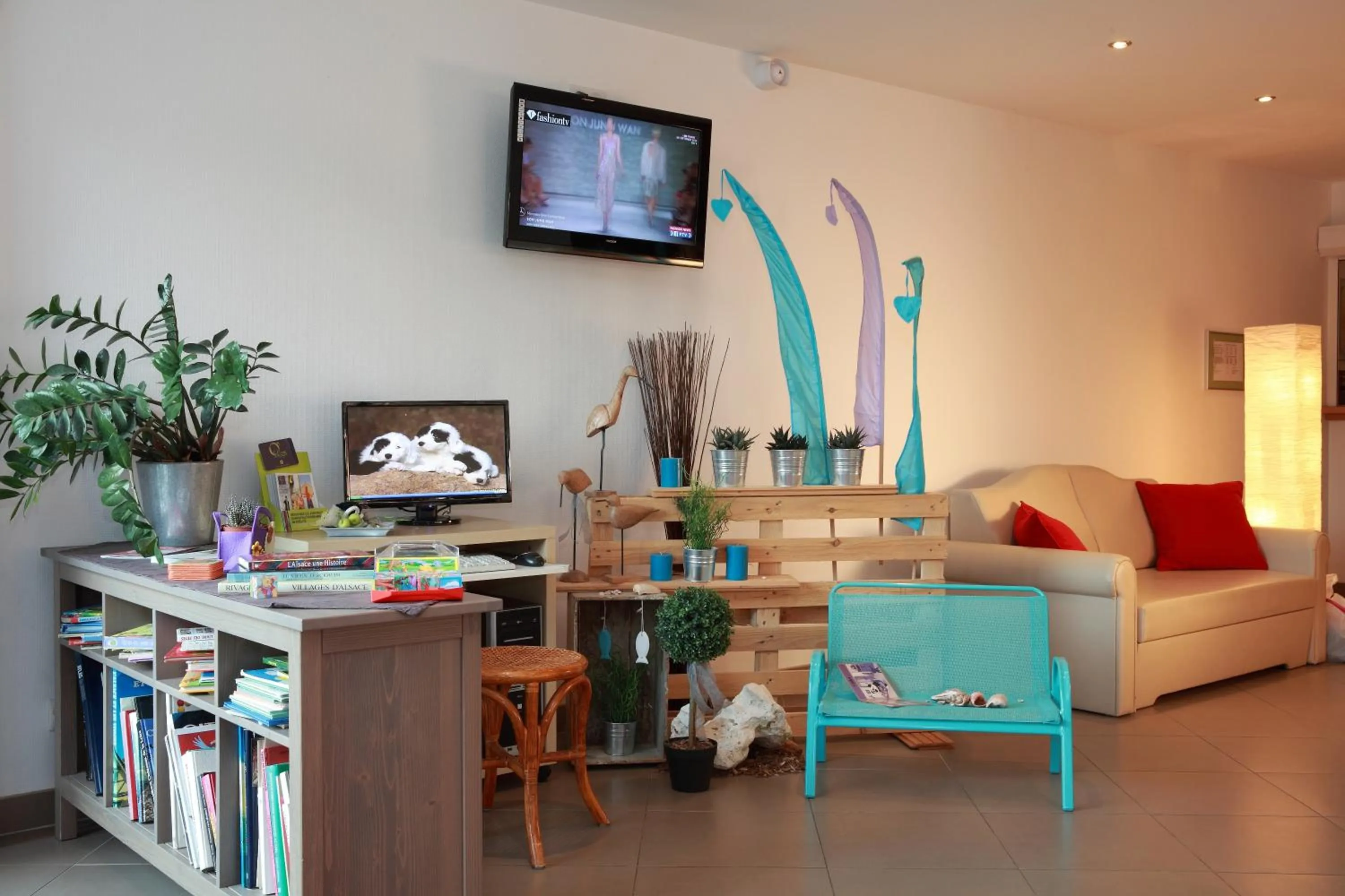 Lobby or reception in Les Portes de la Vallee