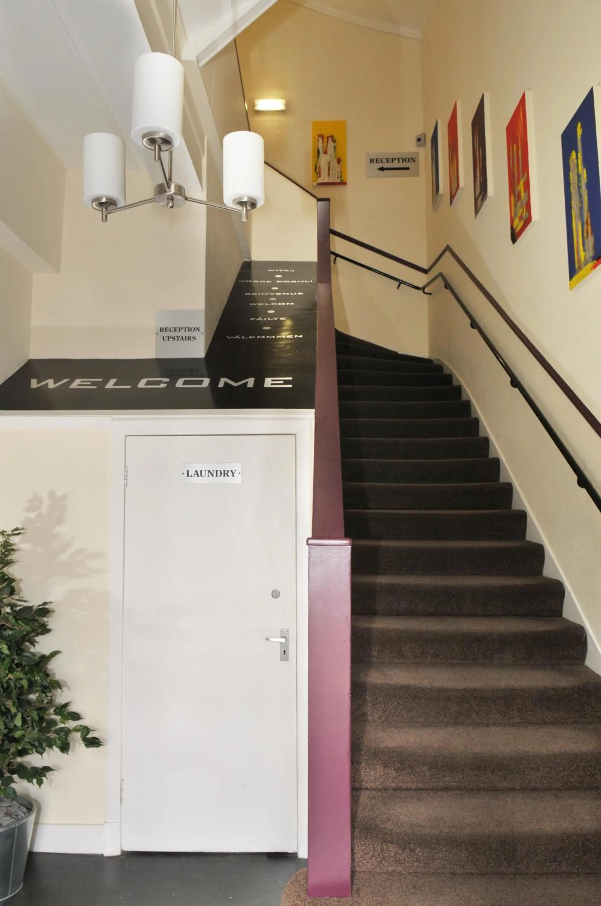 Lobby or reception in The Hostel