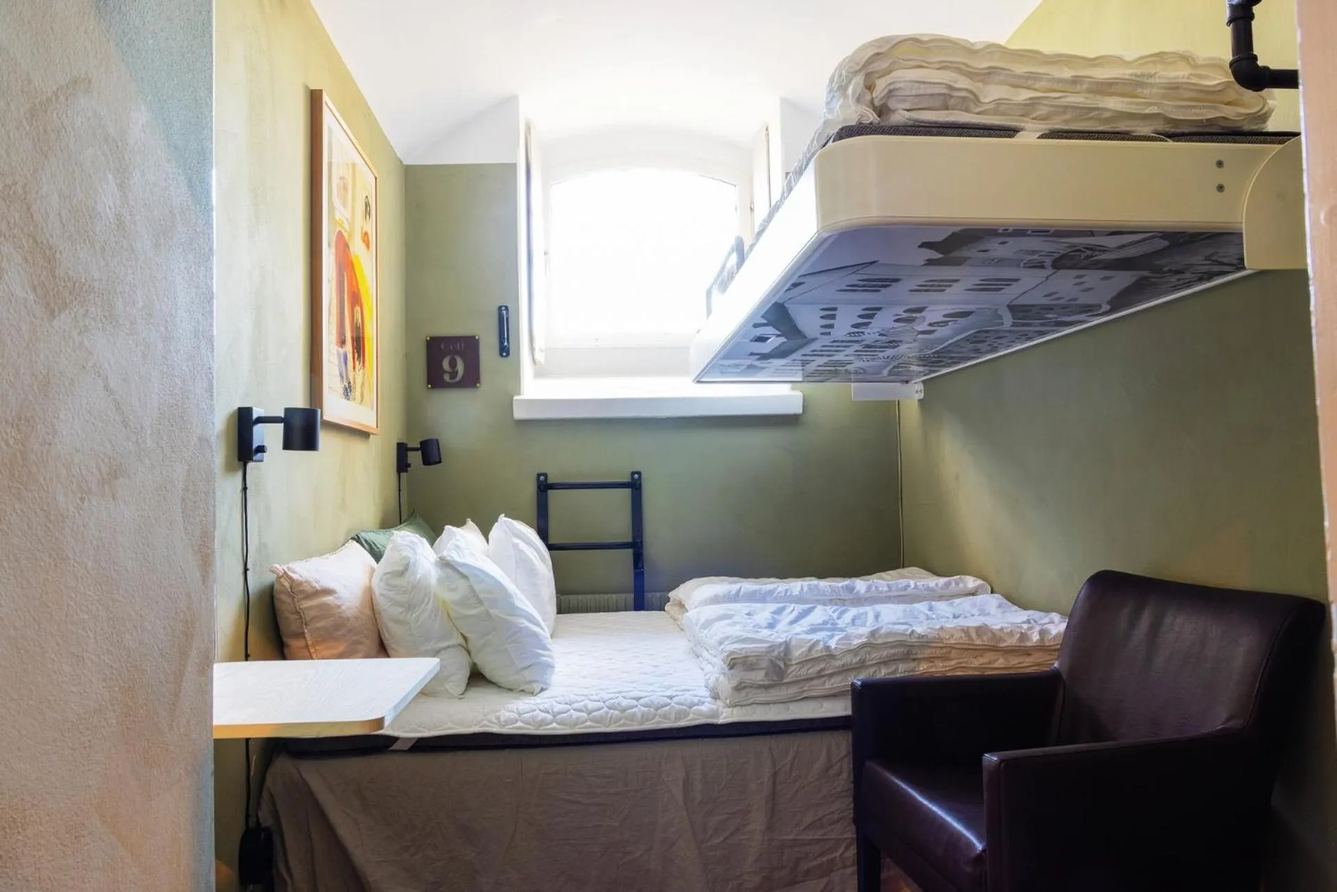 Bedroom, Bed in STF Långholmen Hostel