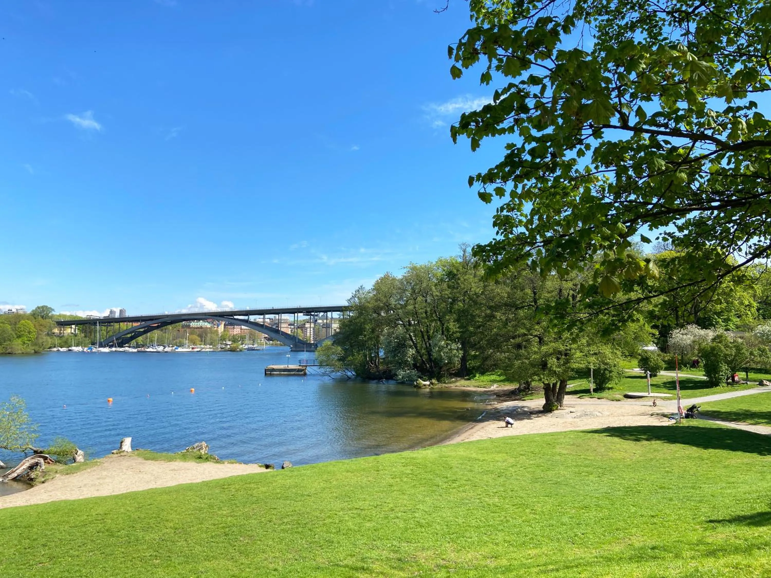 Beach in STF Långholmen Hostel