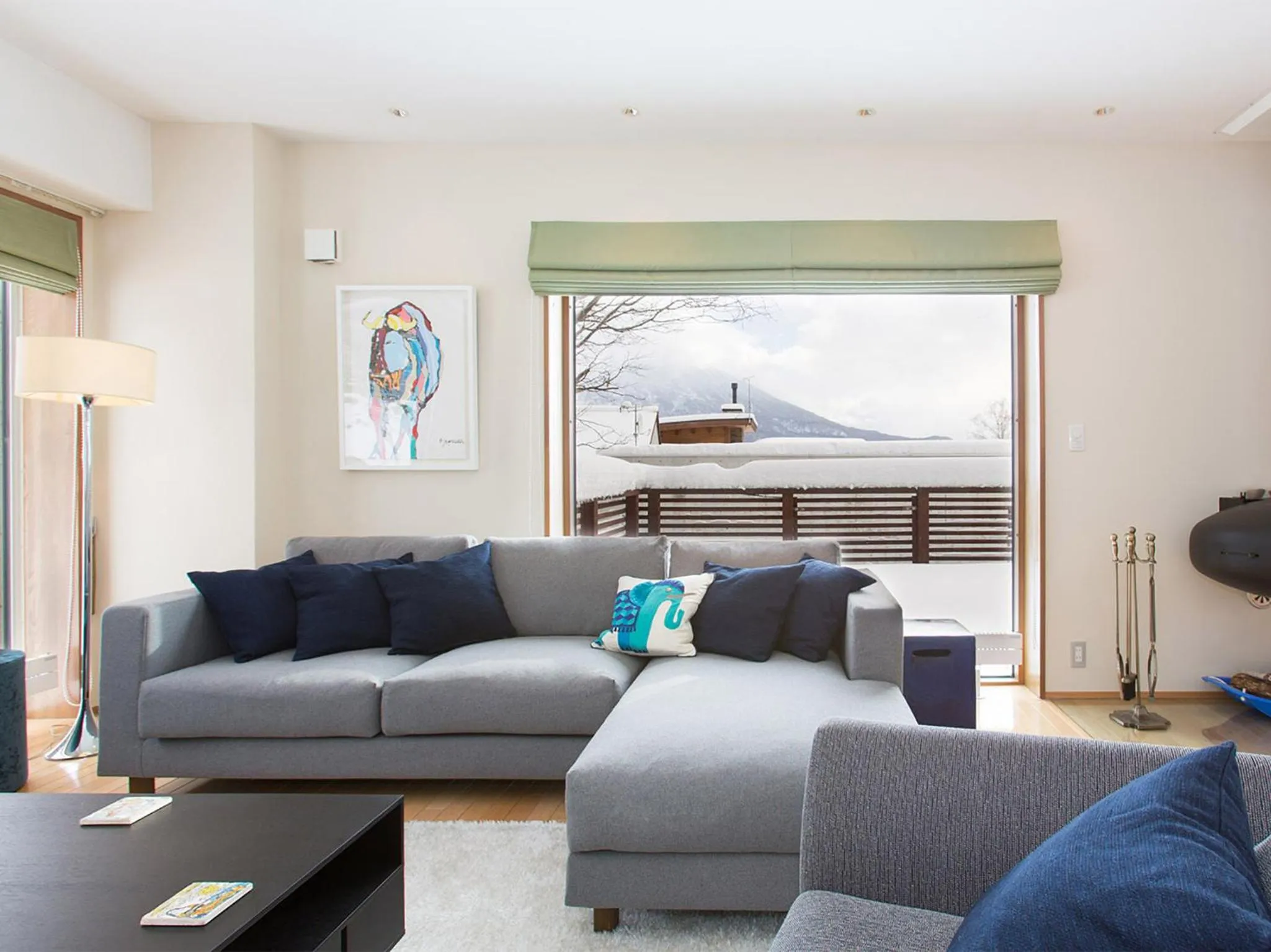 Living room in Kita Kitsune Chalet