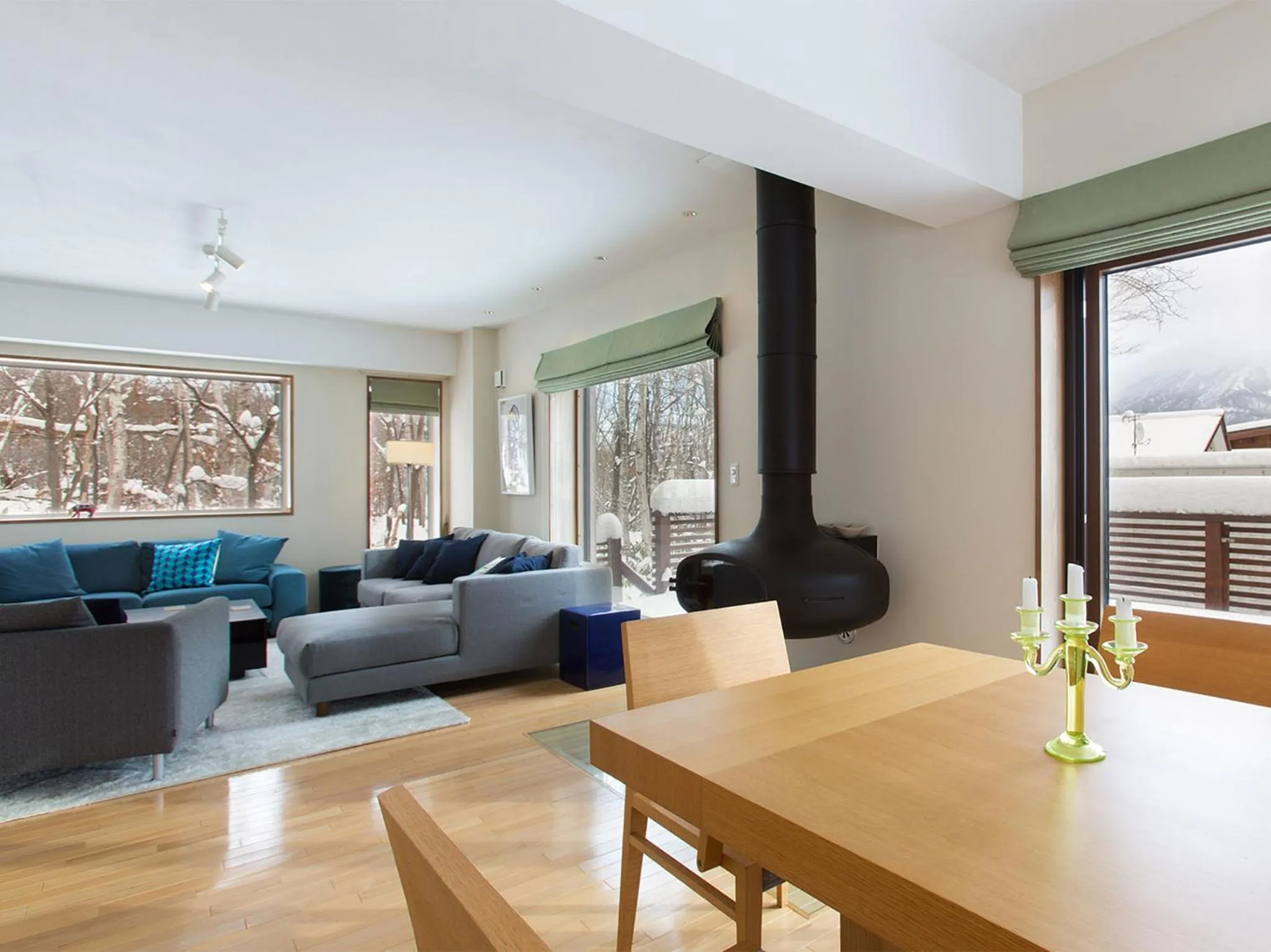 Living room in Kita Kitsune Chalet