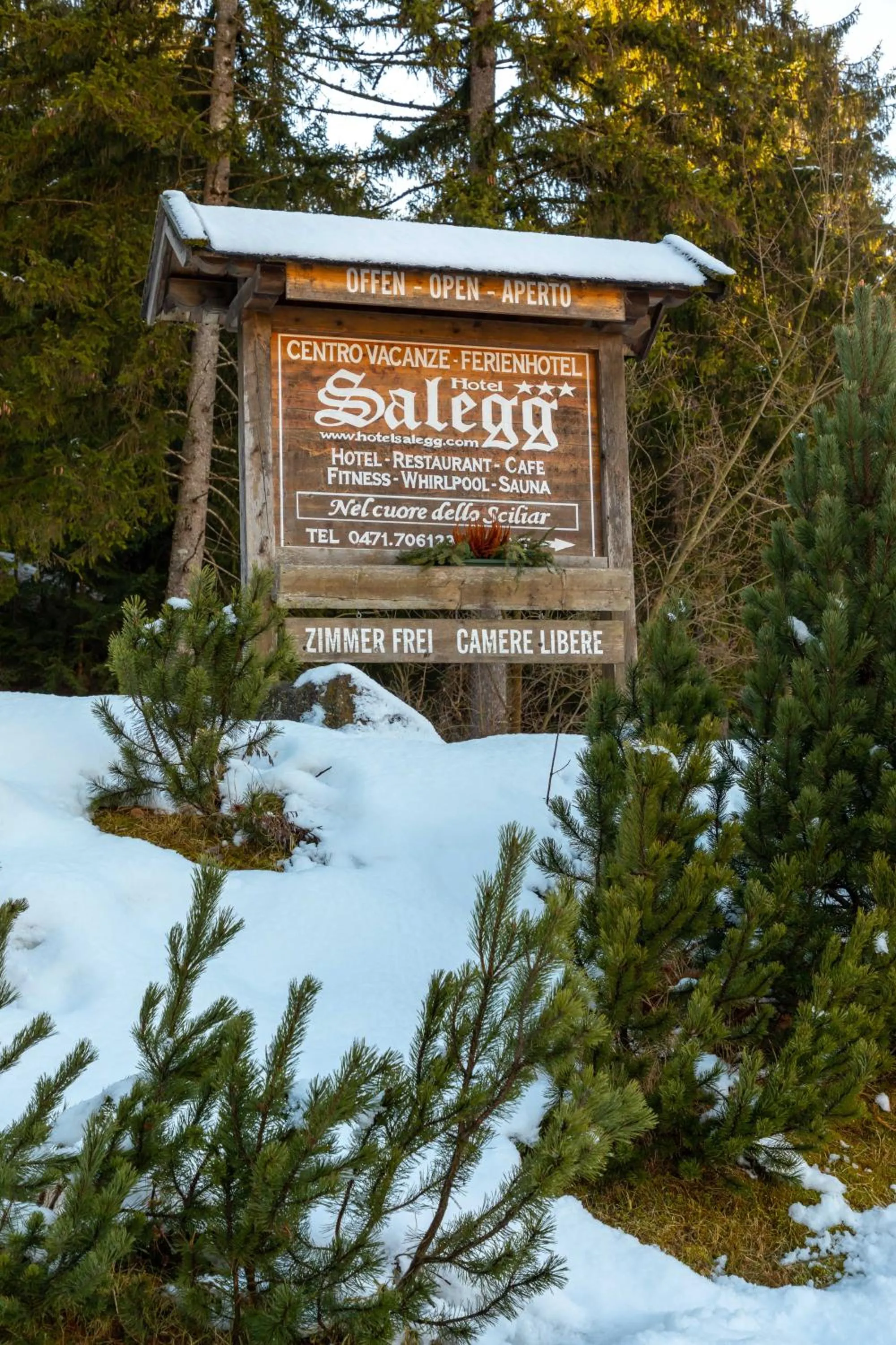 Property building in Hotel Salegg