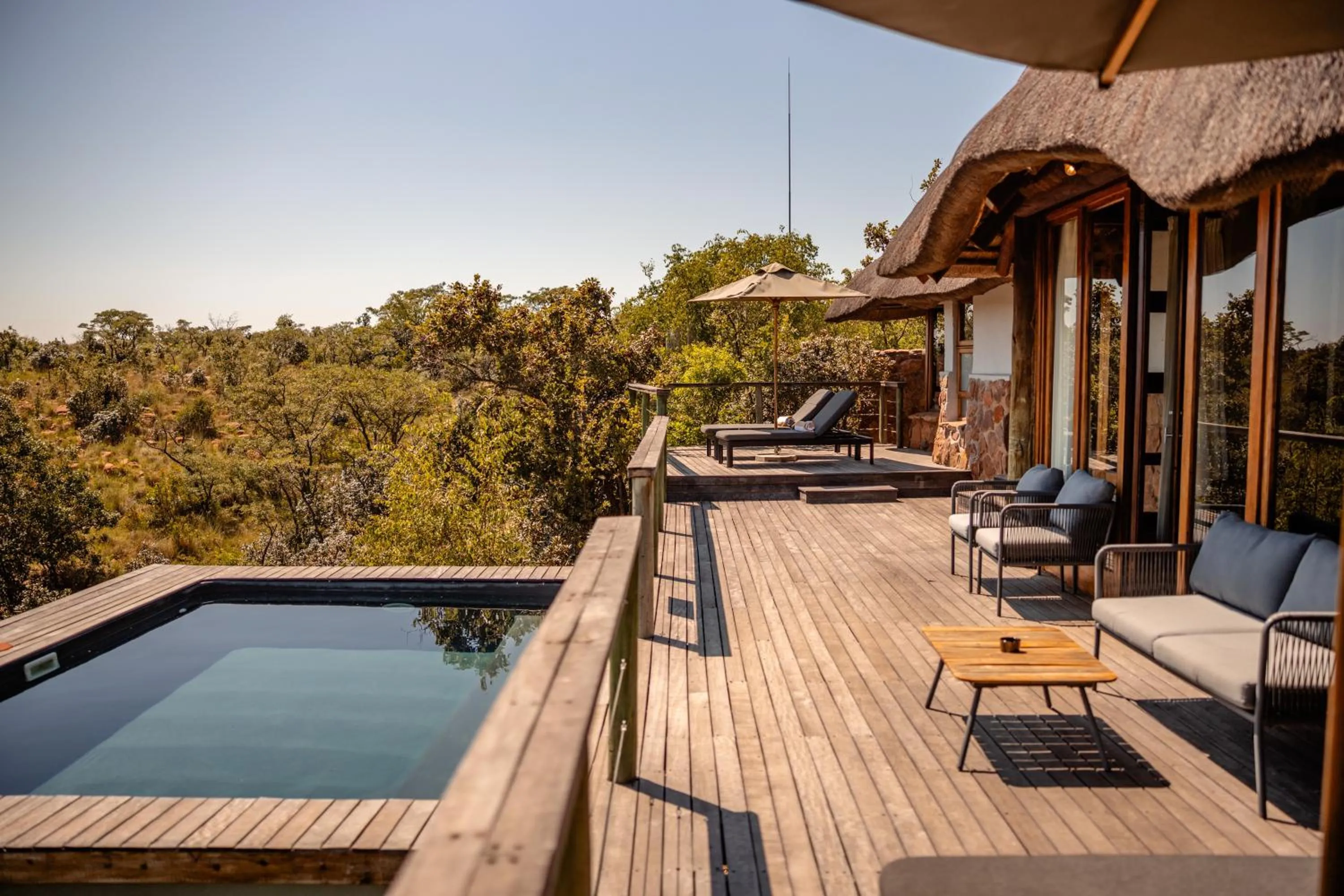 Pool view in MHONDORO SAFARI LODGE & VILLA