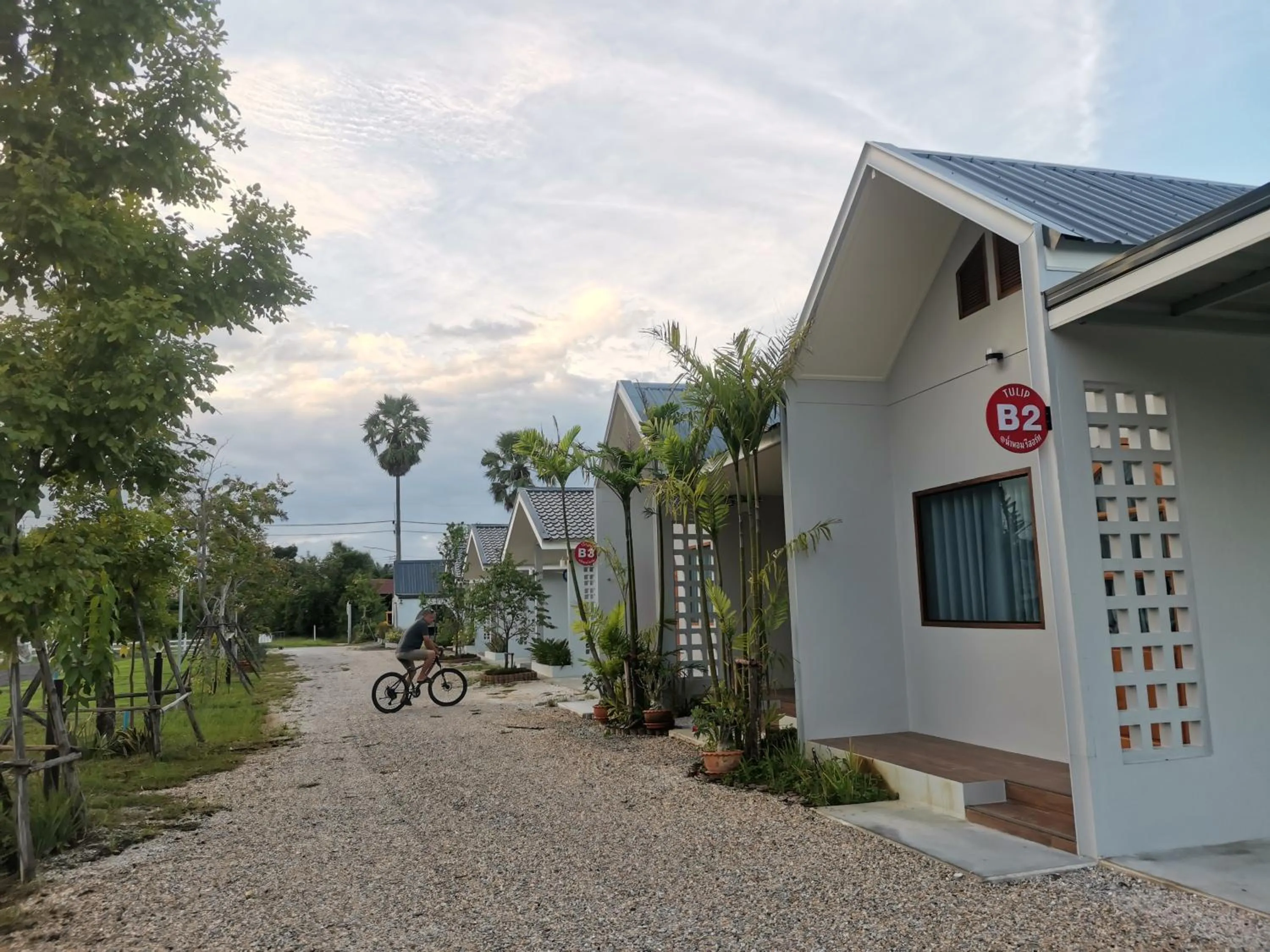 Garden view in Numhom Resort