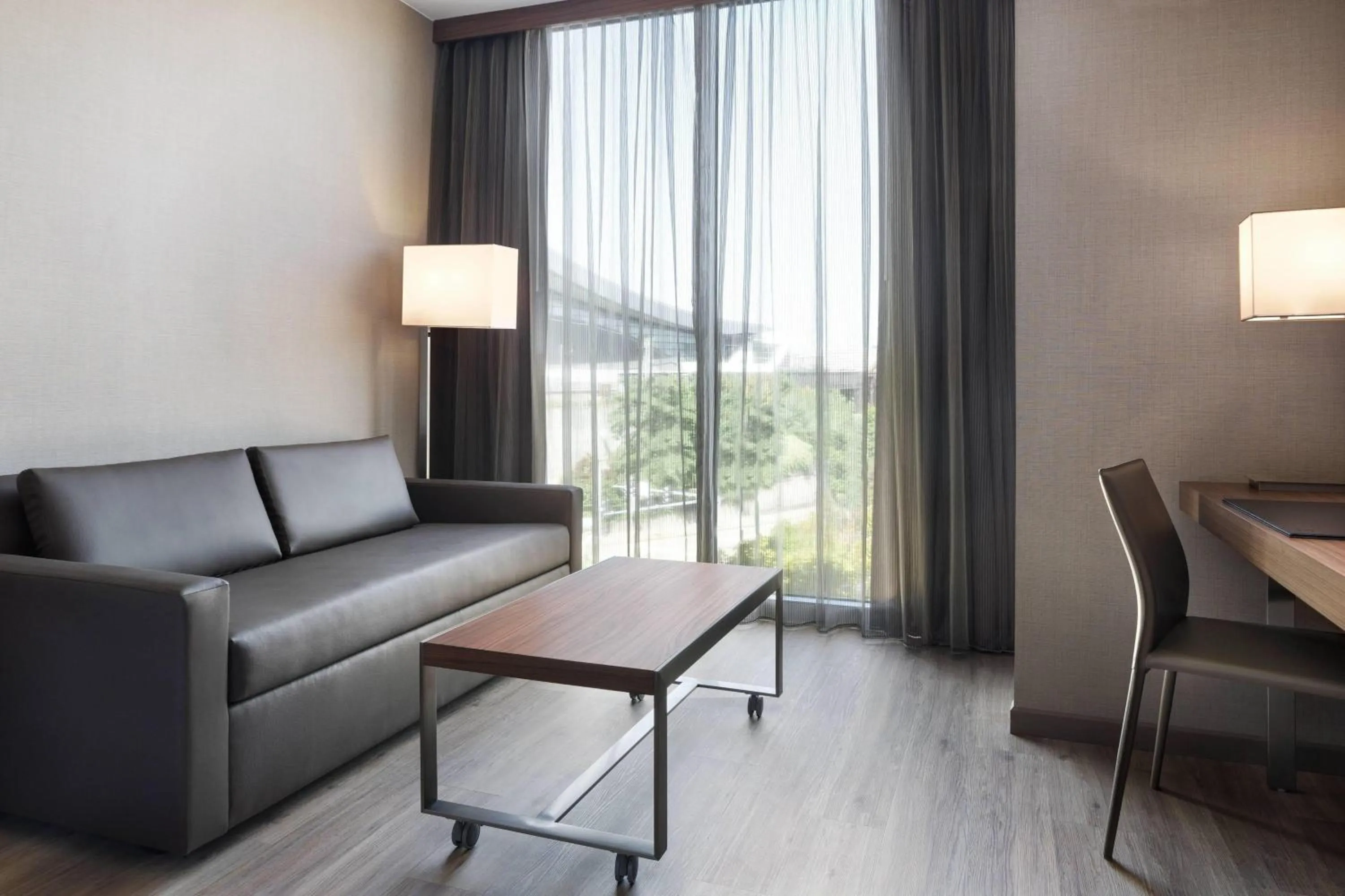 Living room in AC Hotel by Marriott Pittsburgh Downtown