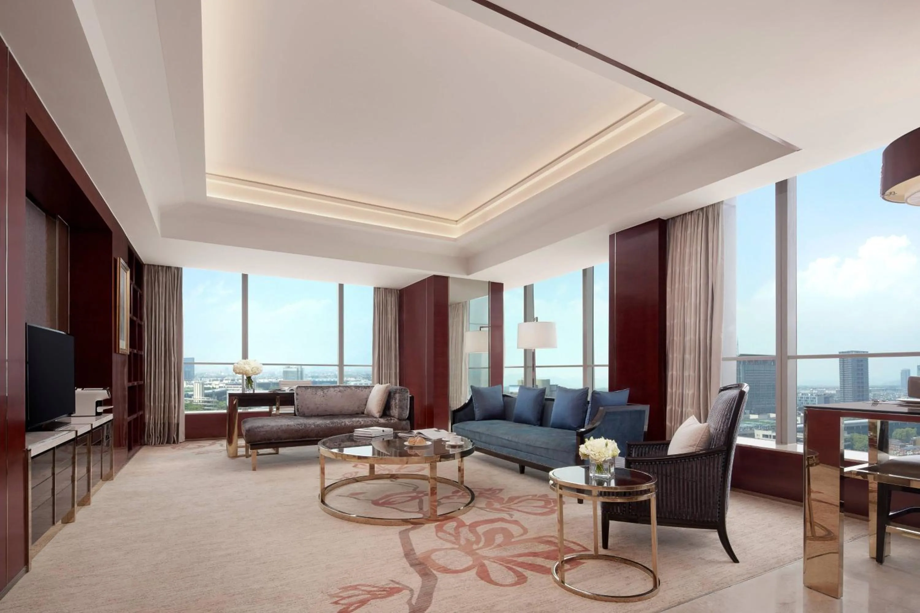 Living room in The International Trade City, Yiwu - Marriott Executive Apartments