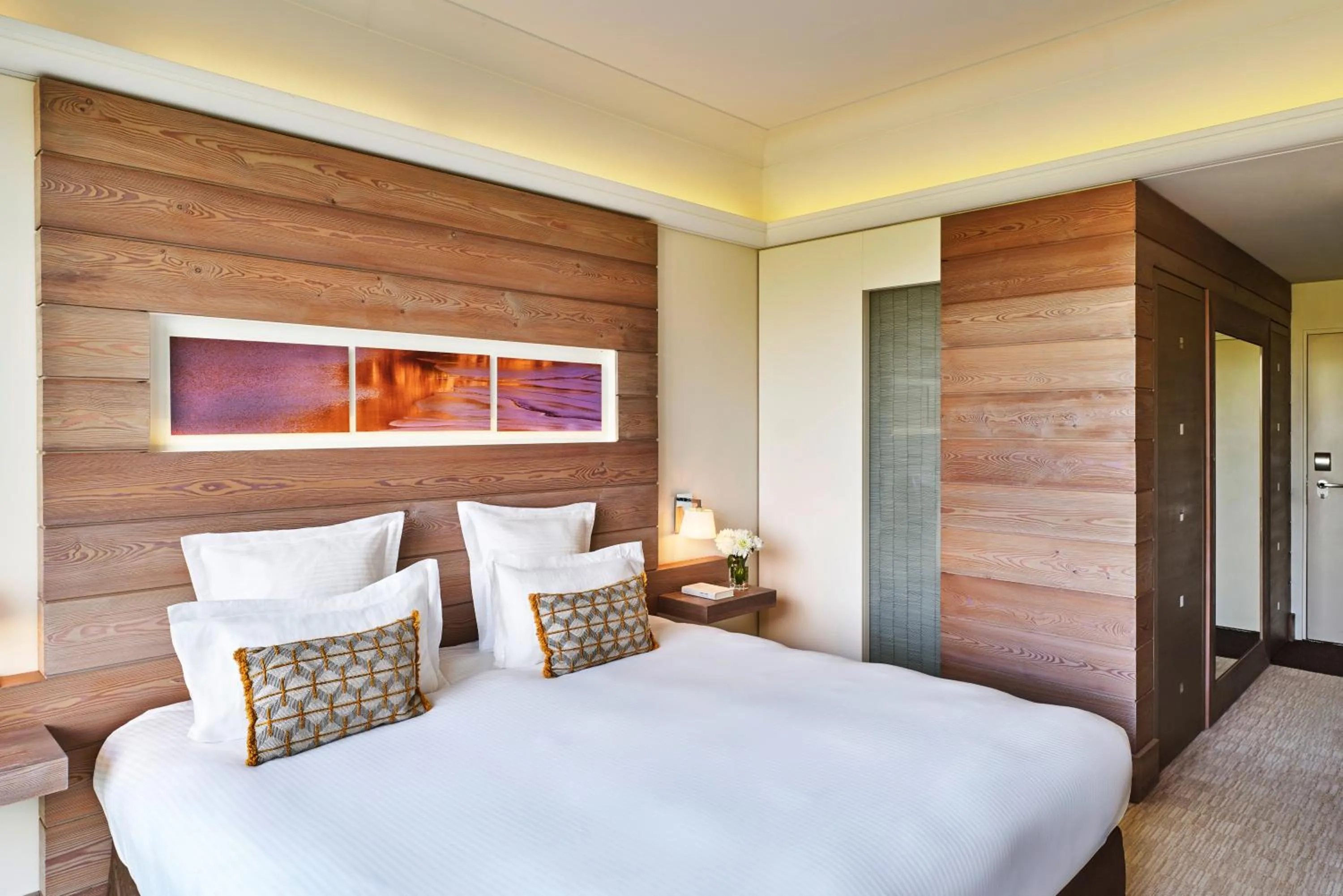 Bed in Hôtel Barrière Ribeauvillé