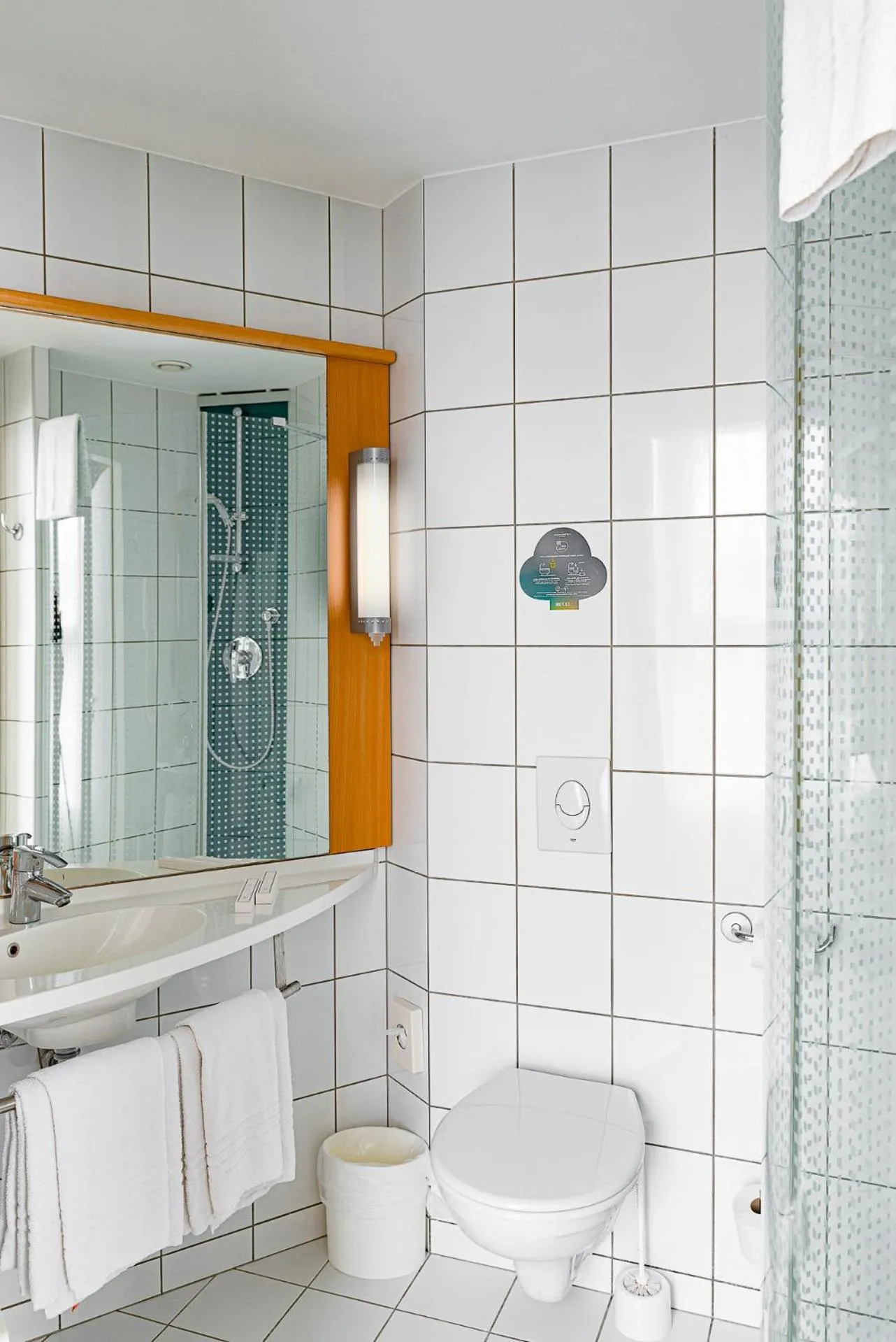 Shower in Ibis Kaunas Centre