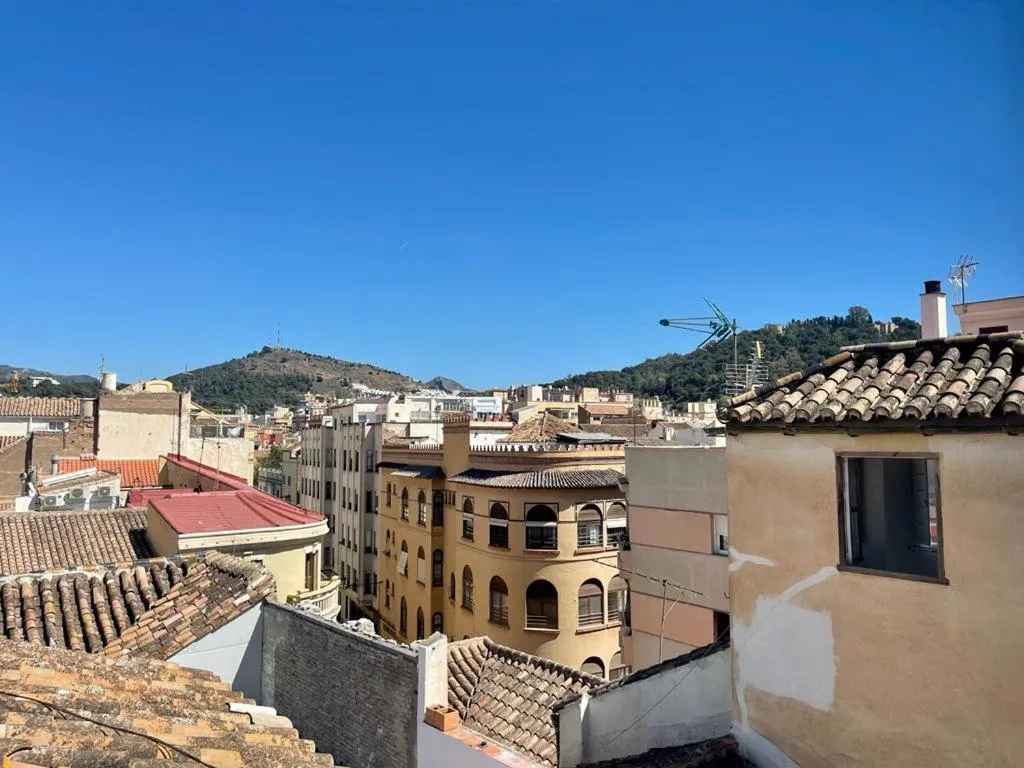 City view in Malaga City Suites