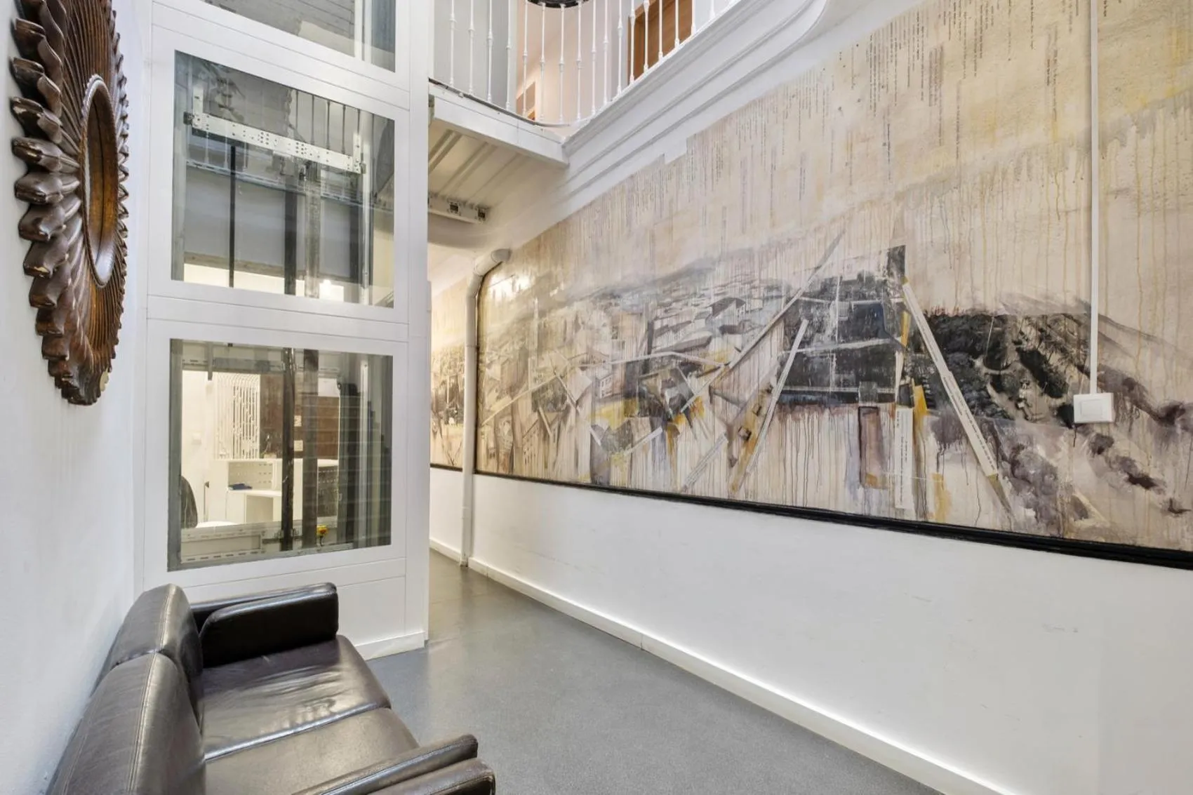 Lobby or reception in Malaga City Suites