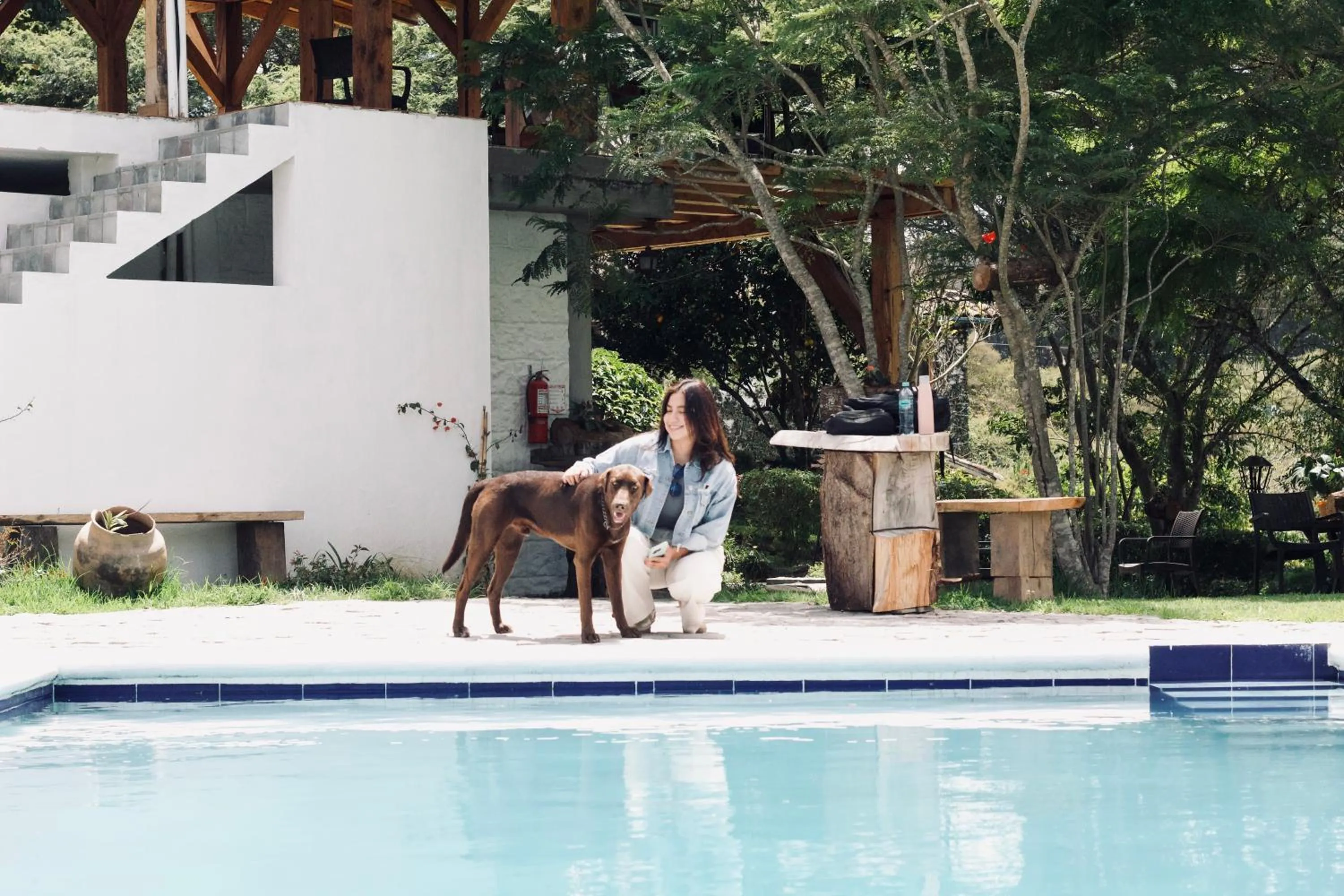 Swimming pool in Hosteria Cananvalle