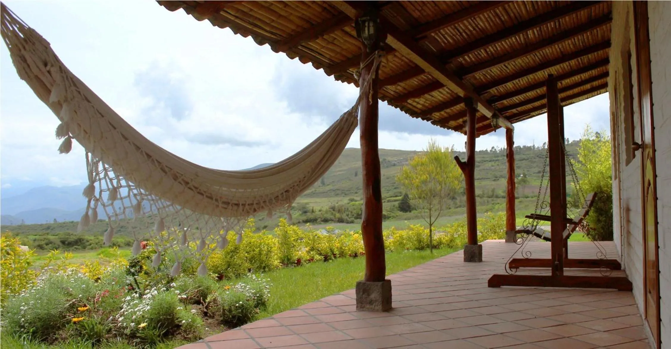 Balcony/Terrace in Hosteria Cananvalle