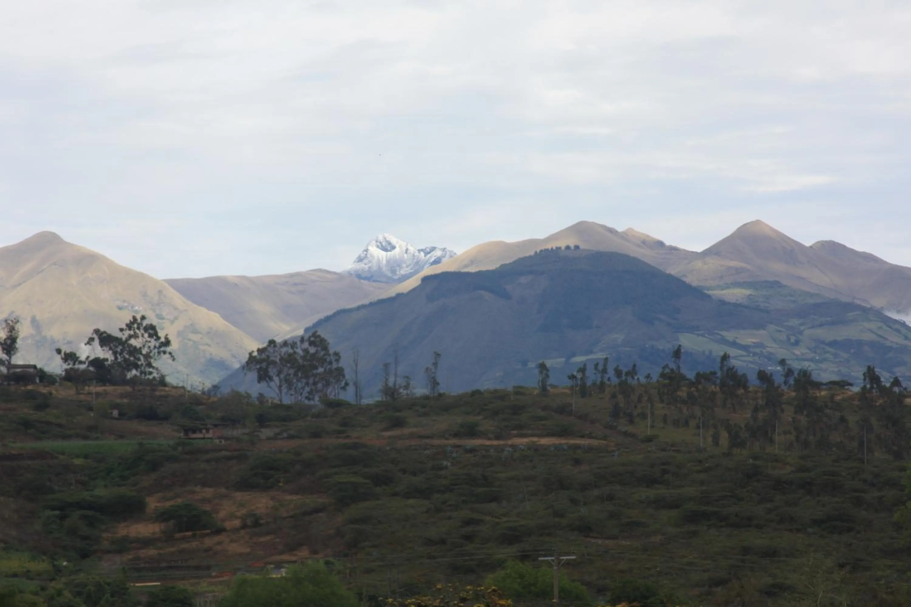 Mountain view in Hosteria Cananvalle