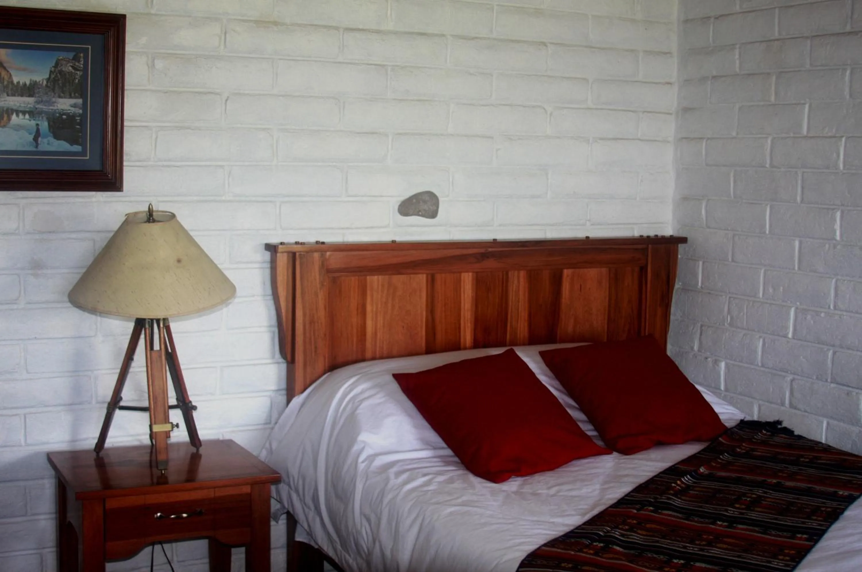 Decorative detail, Bed in Hosteria Cananvalle