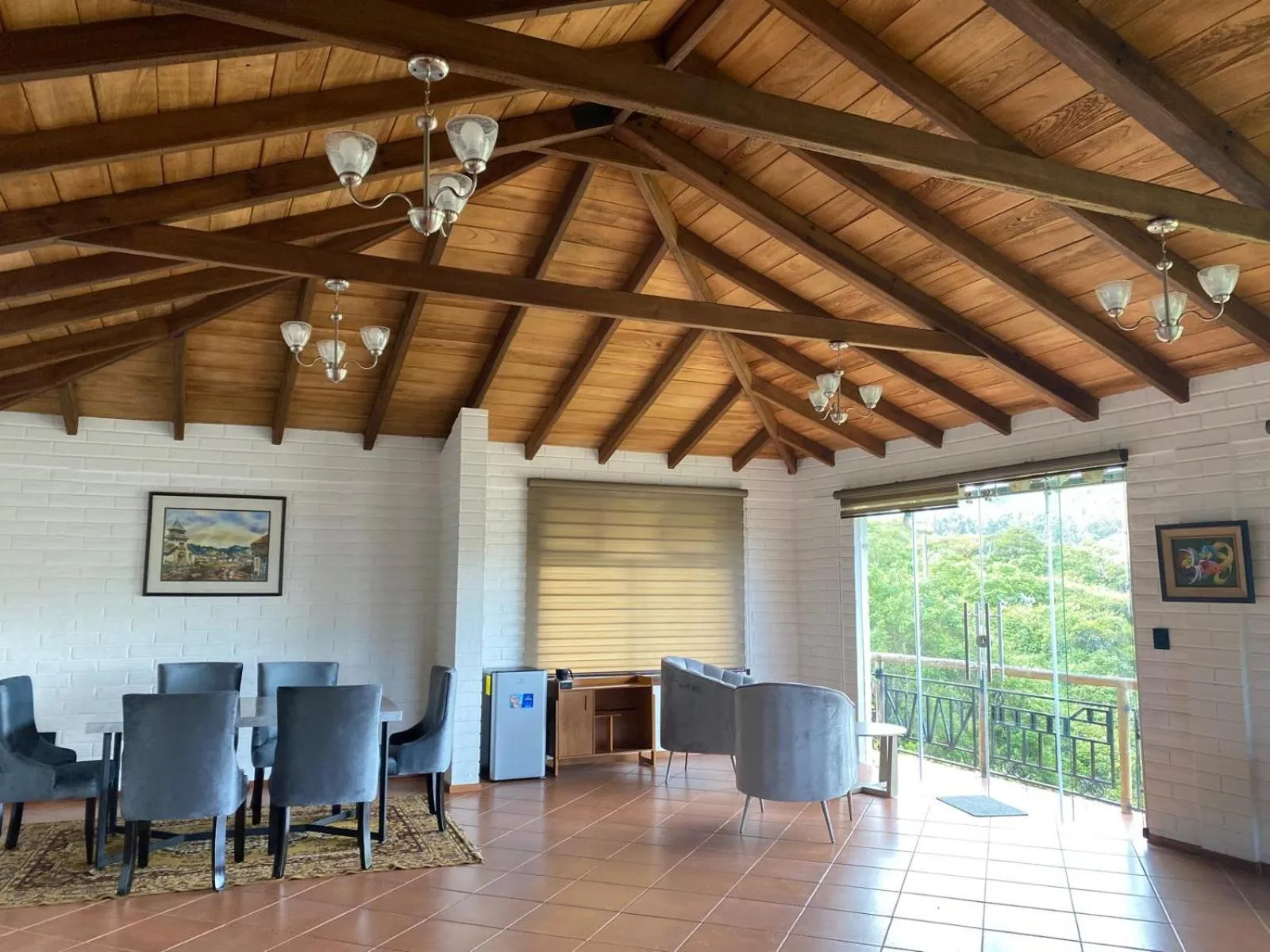 Seating area in Hosteria Cananvalle