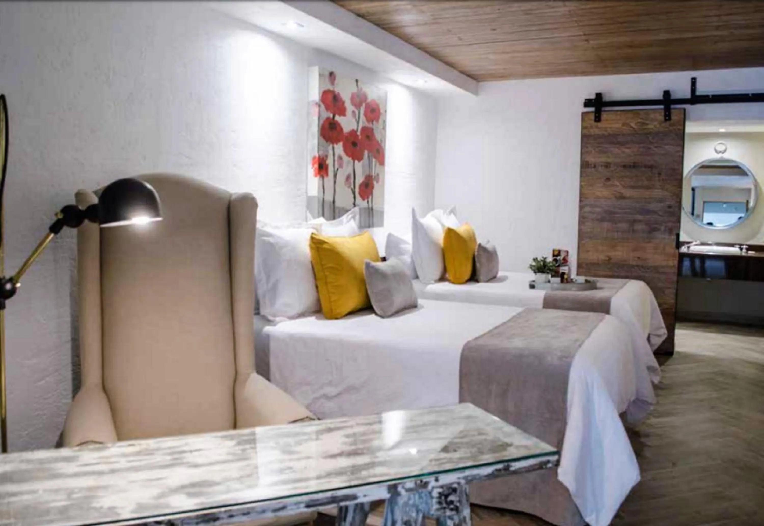 Bed in NEhotel Nueva Estancia