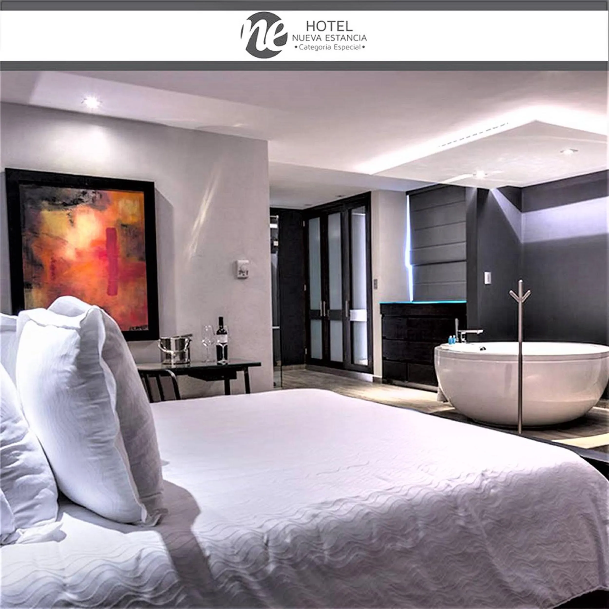 Bed in NEhotel Nueva Estancia