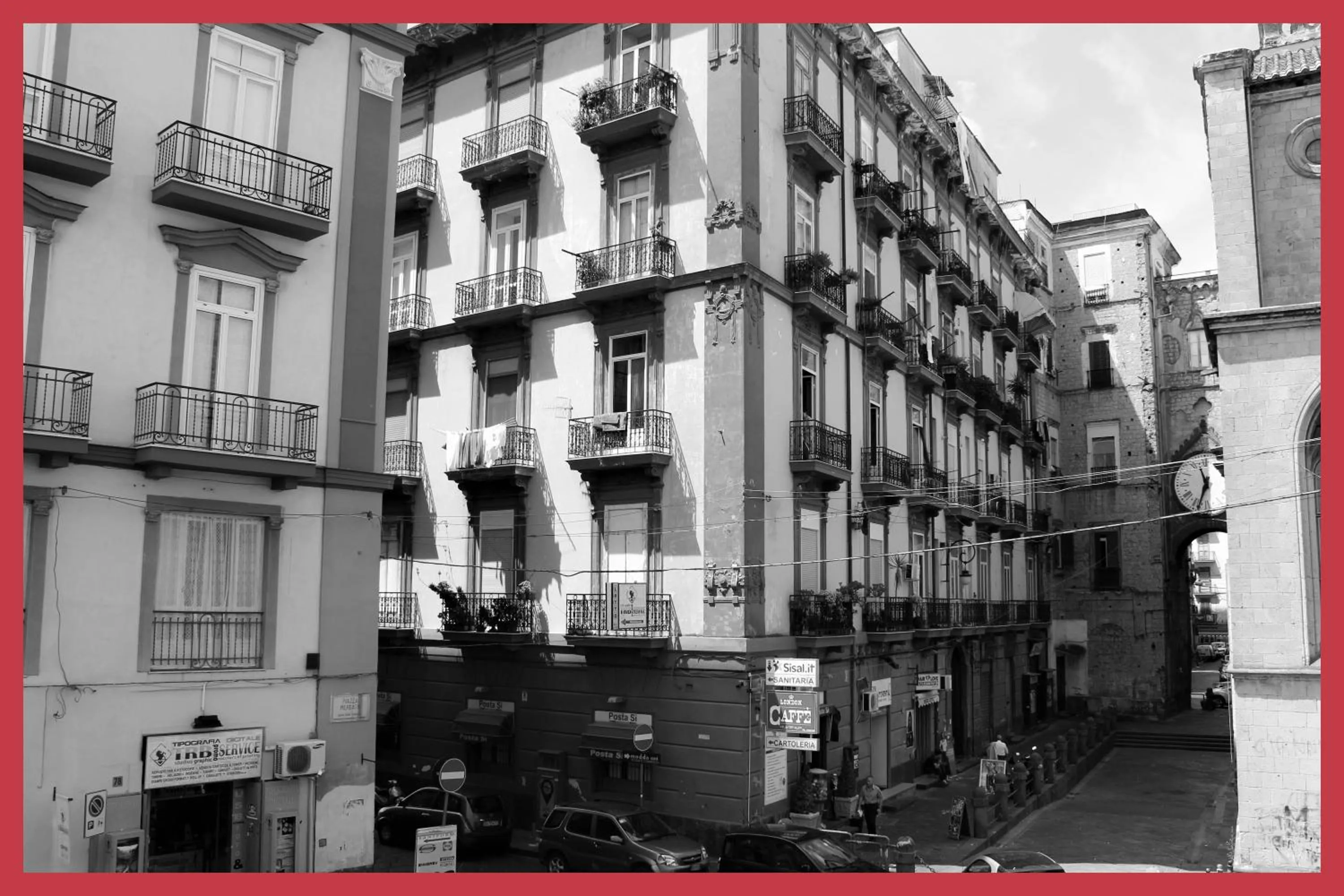 City view in B&B La Storia Di Napoli