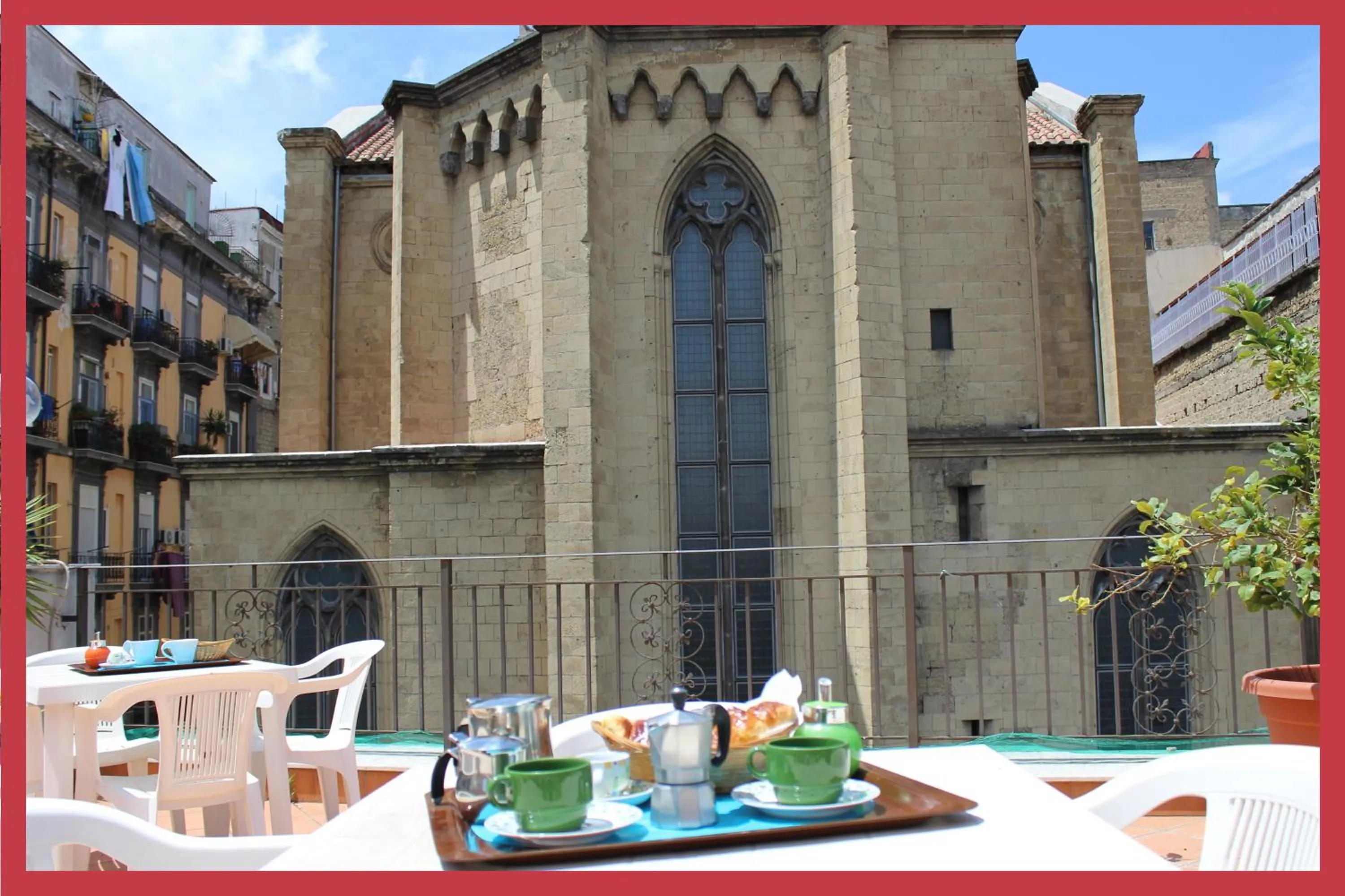 Balcony/Terrace in B&B La Storia Di Napoli