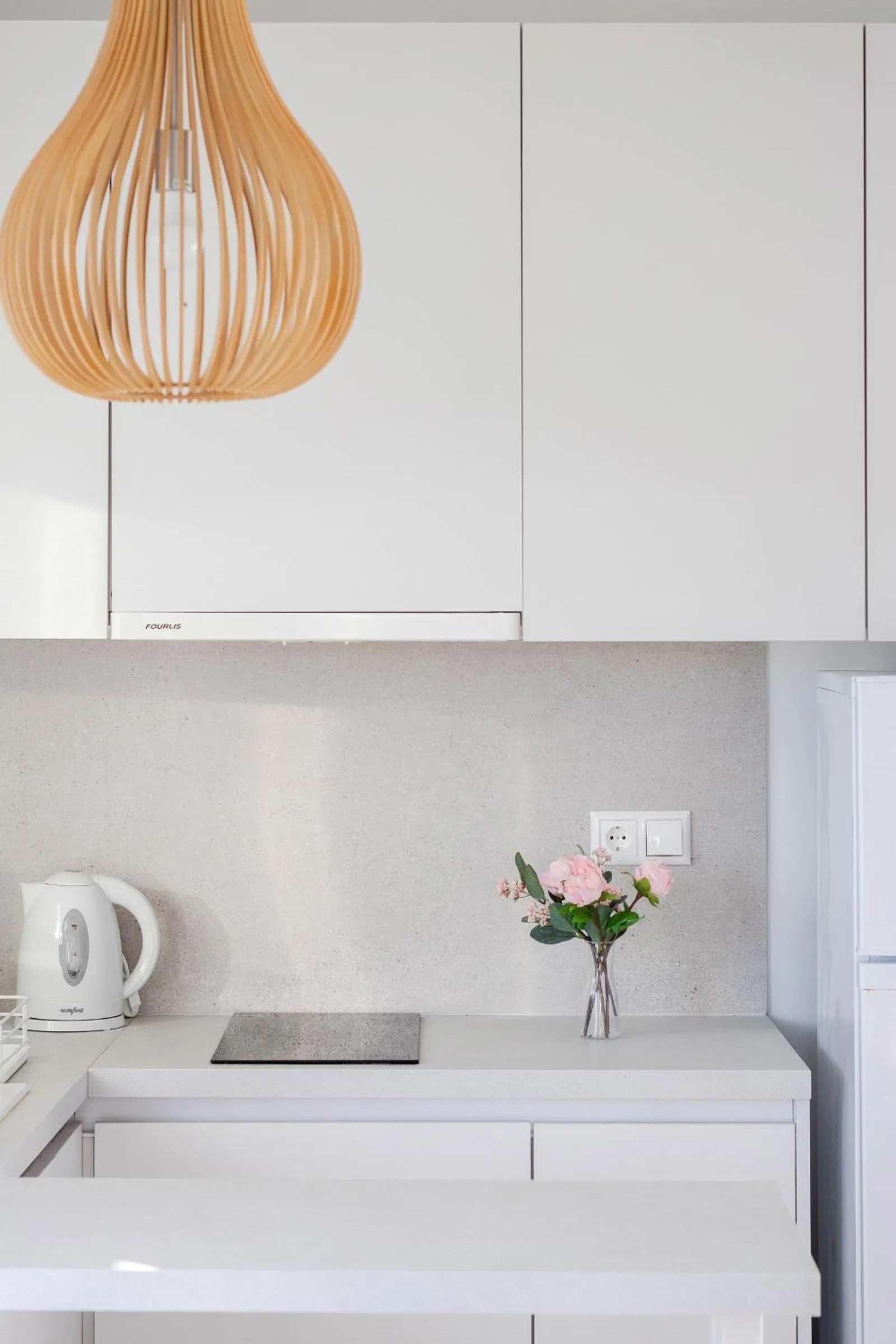 Bed in Peroulia Beach Houses