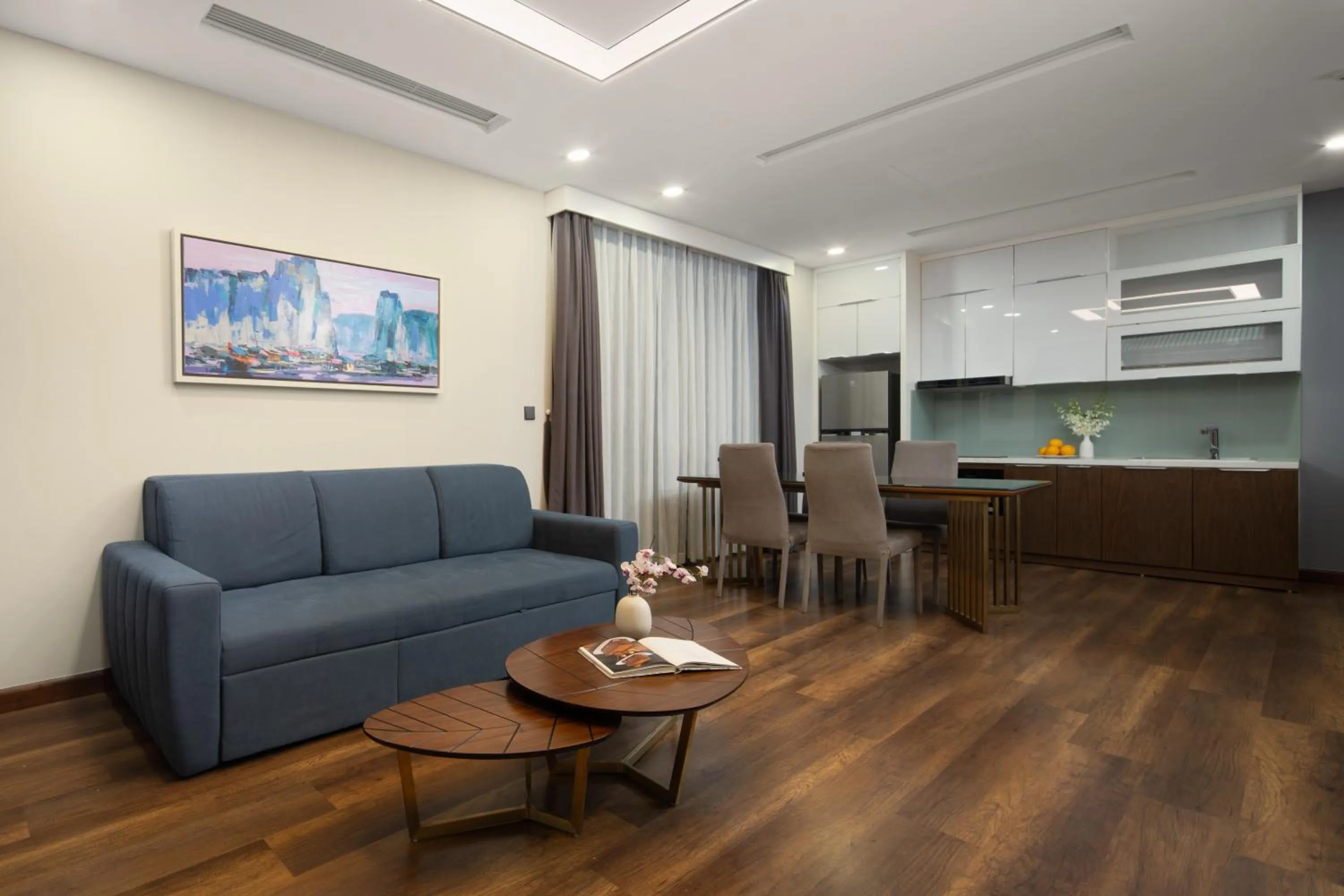 Kitchen or kitchenette in Flamingo Resort Dai Lai