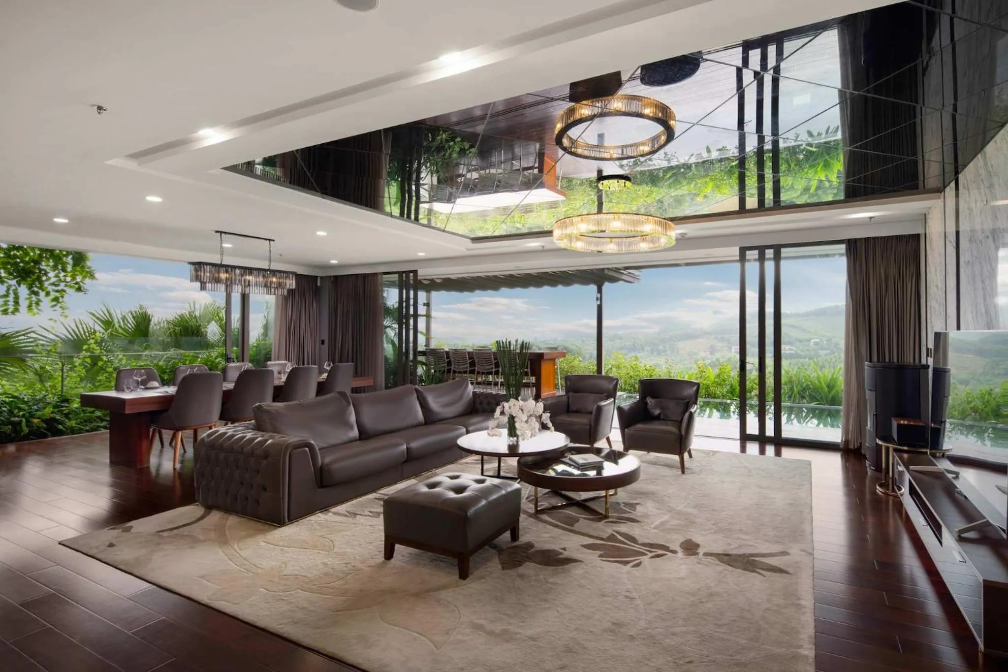 Living room in Flamingo Resort Dai Lai