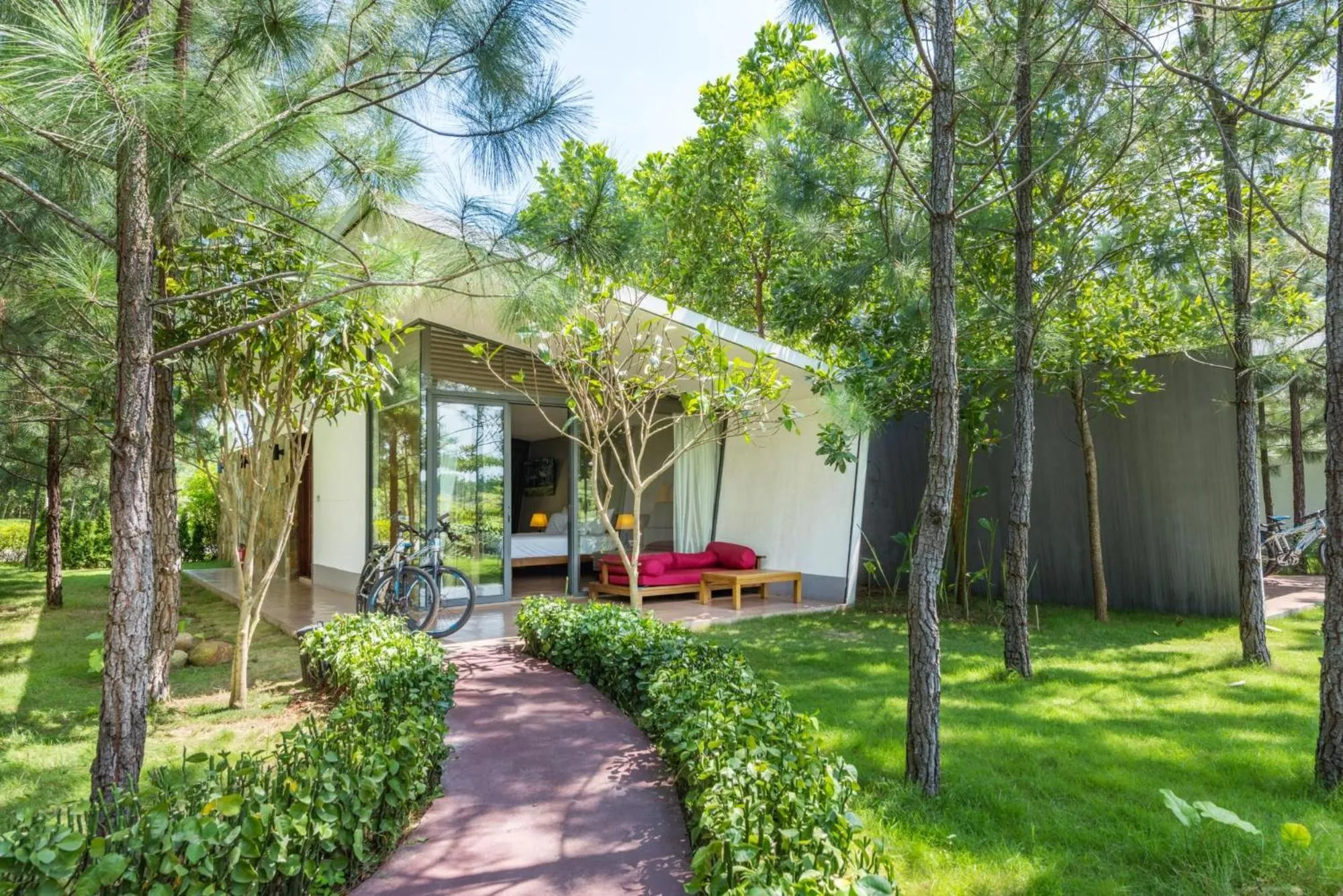 Garden view in Flamingo Resort Dai Lai