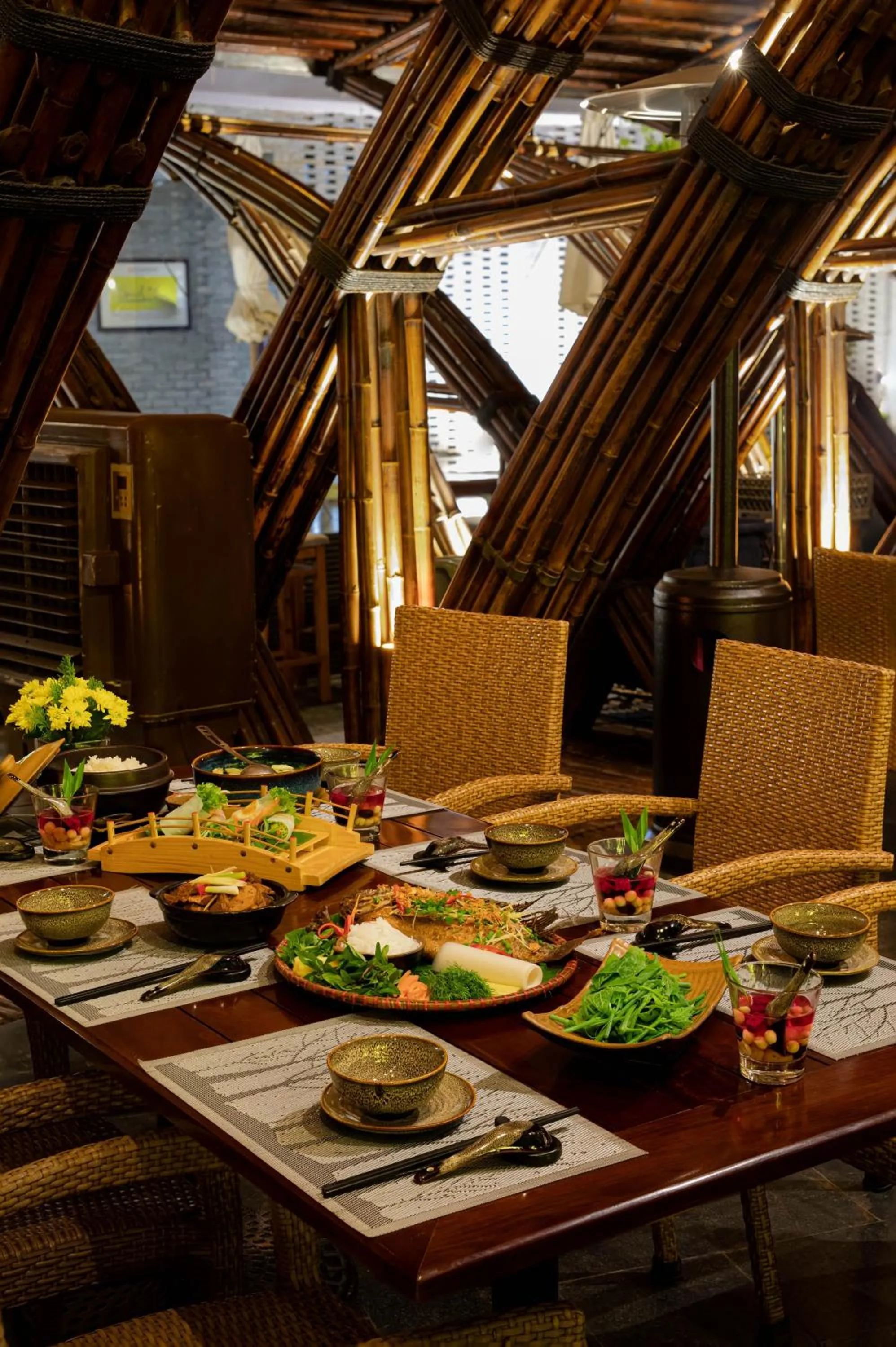 Food and drinks in Flamingo Resort Dai Lai