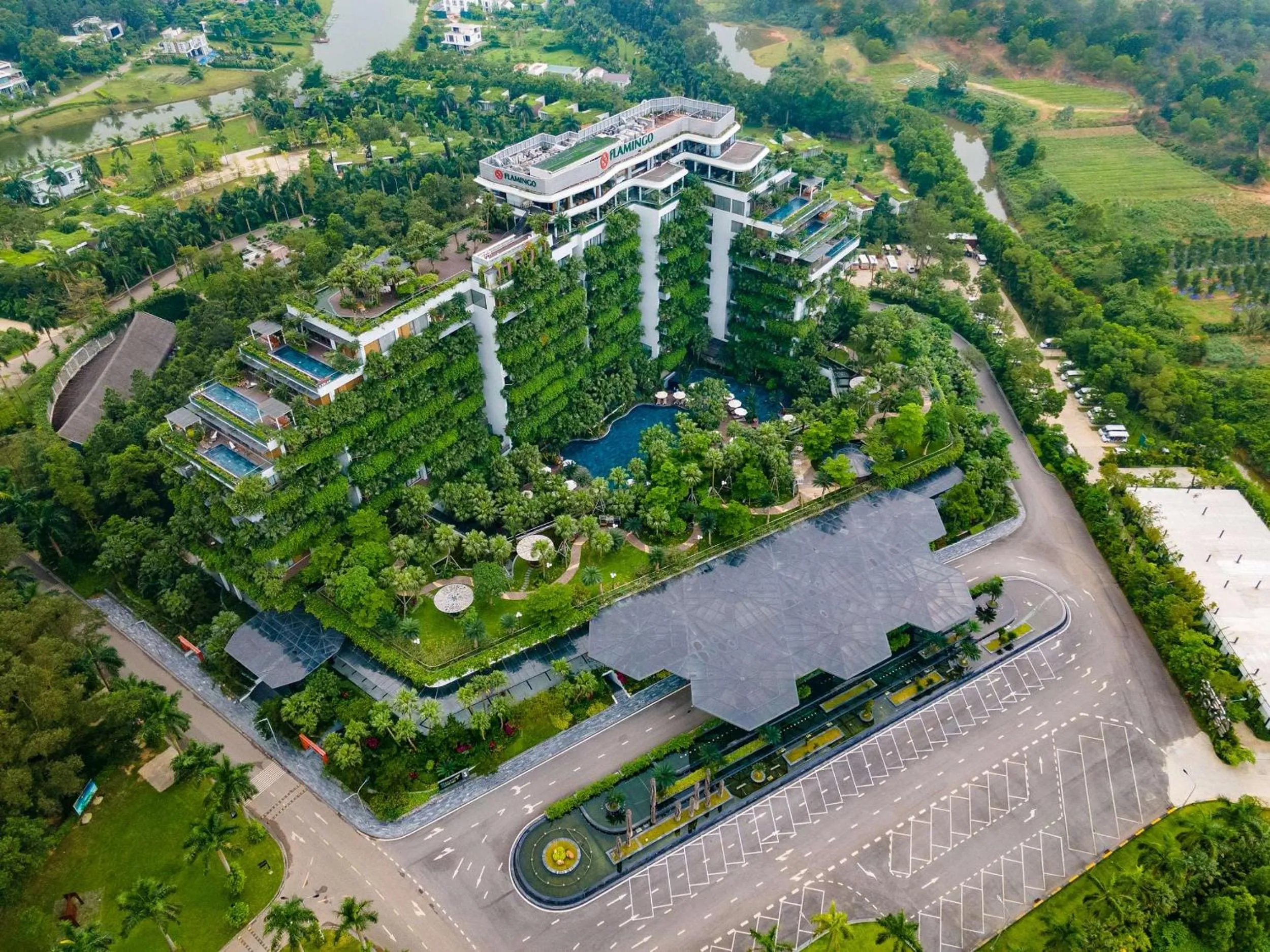 Property building in Flamingo Resort Dai Lai