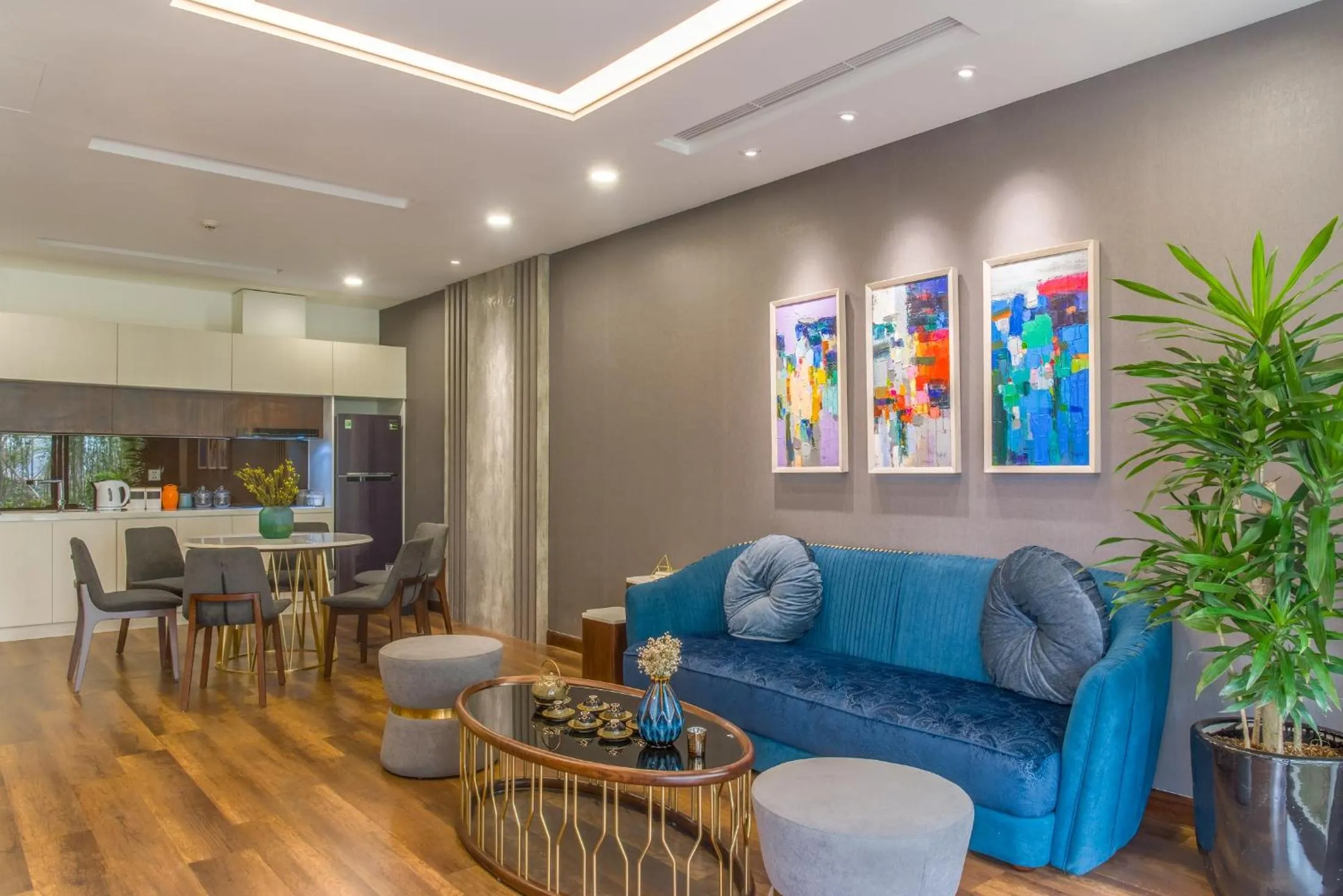 Living room in Flamingo Resort Dai Lai