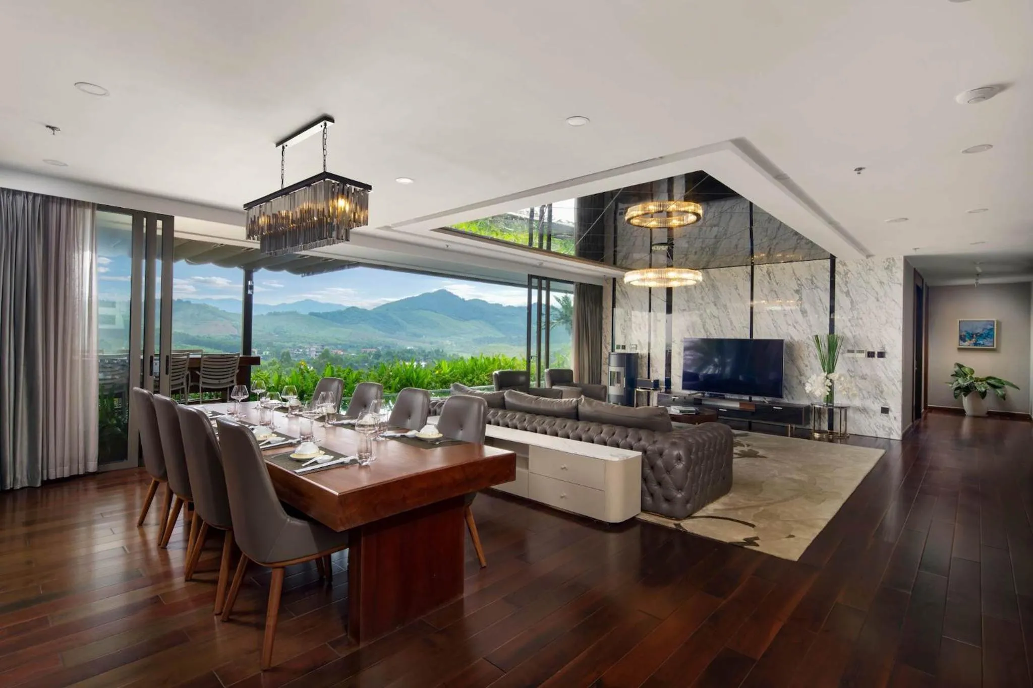 Living room in Flamingo Resort Dai Lai