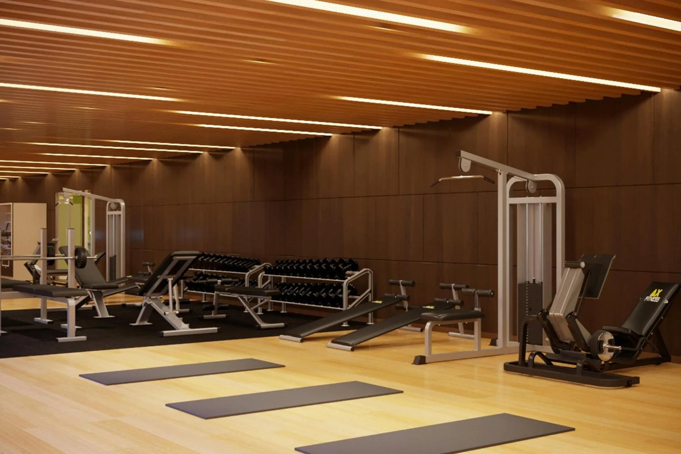 Fitness centre/facilities in Flamingo Resort Dai Lai
