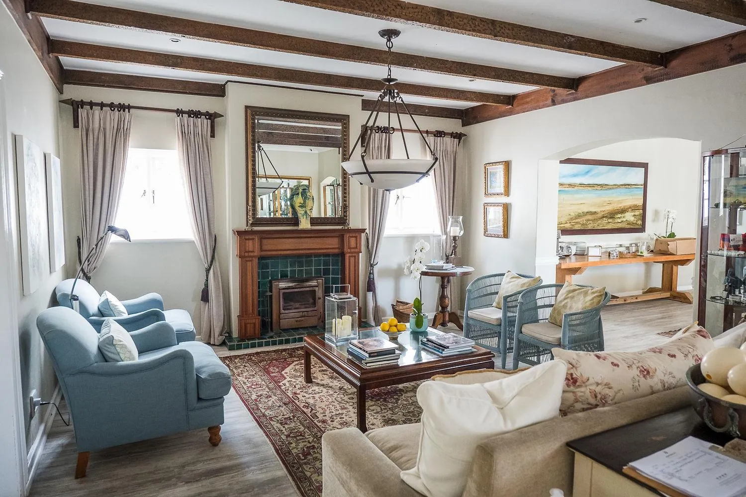 Living room in Admiralty Beach House