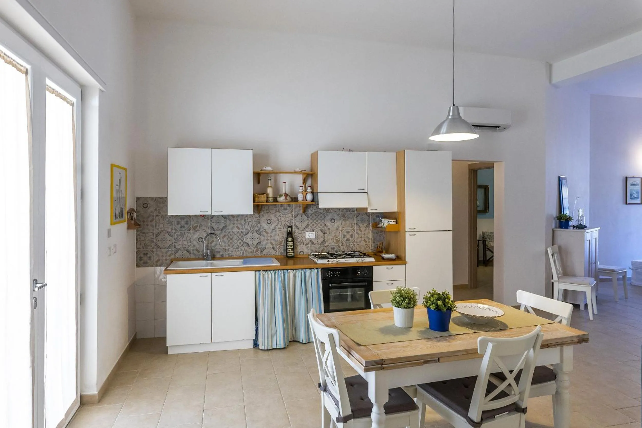 Kitchen or kitchenette in Le Terrazze b&b Capilungo