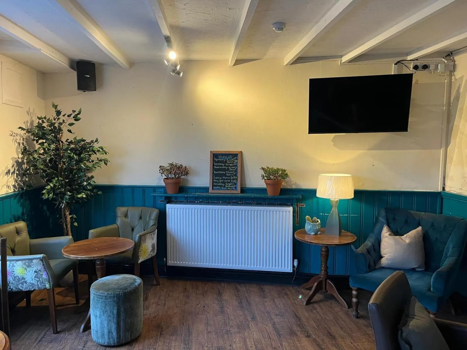 Seating area in The Sydney Arms