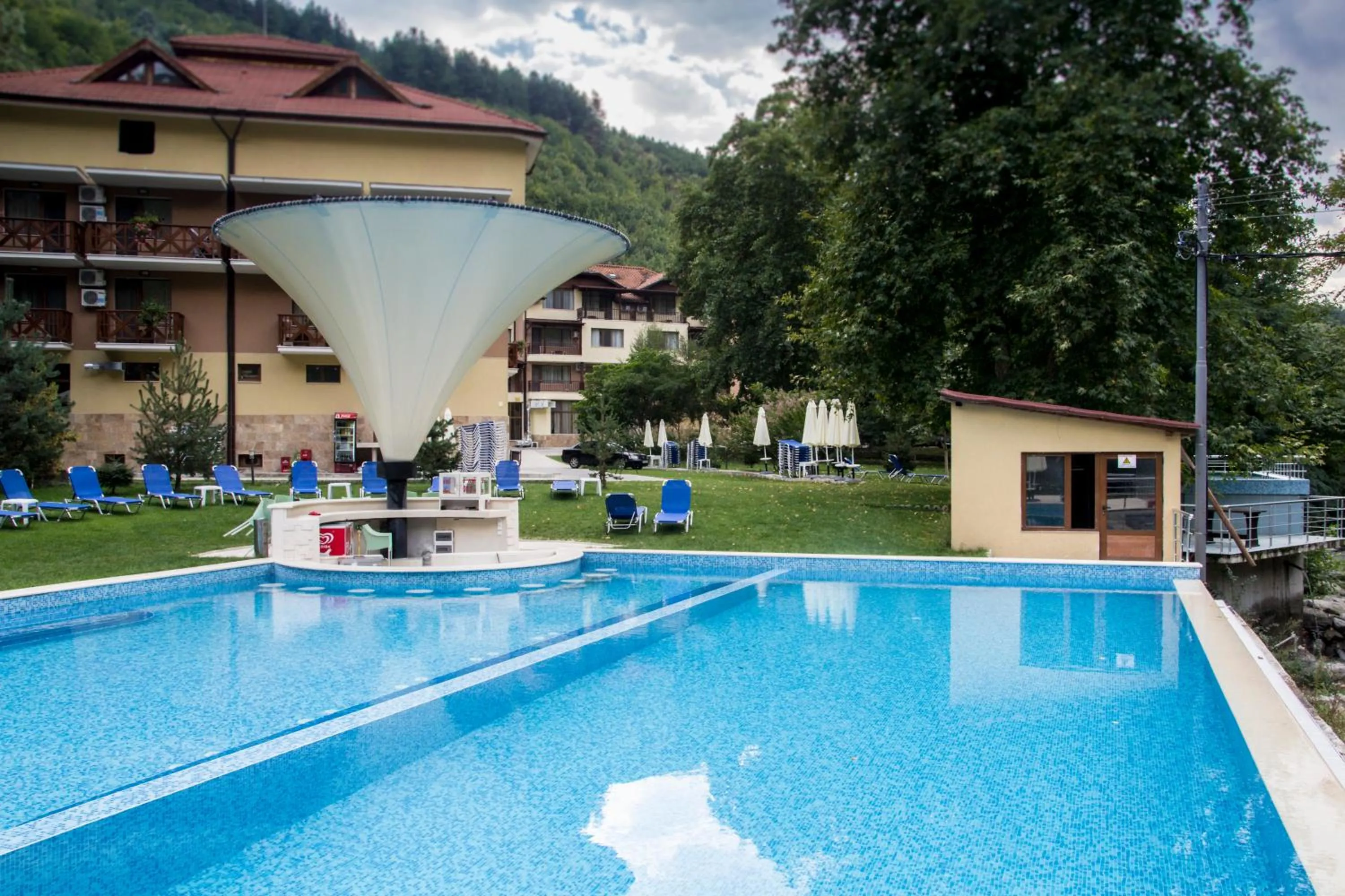 Property building in Family Hotel Delta