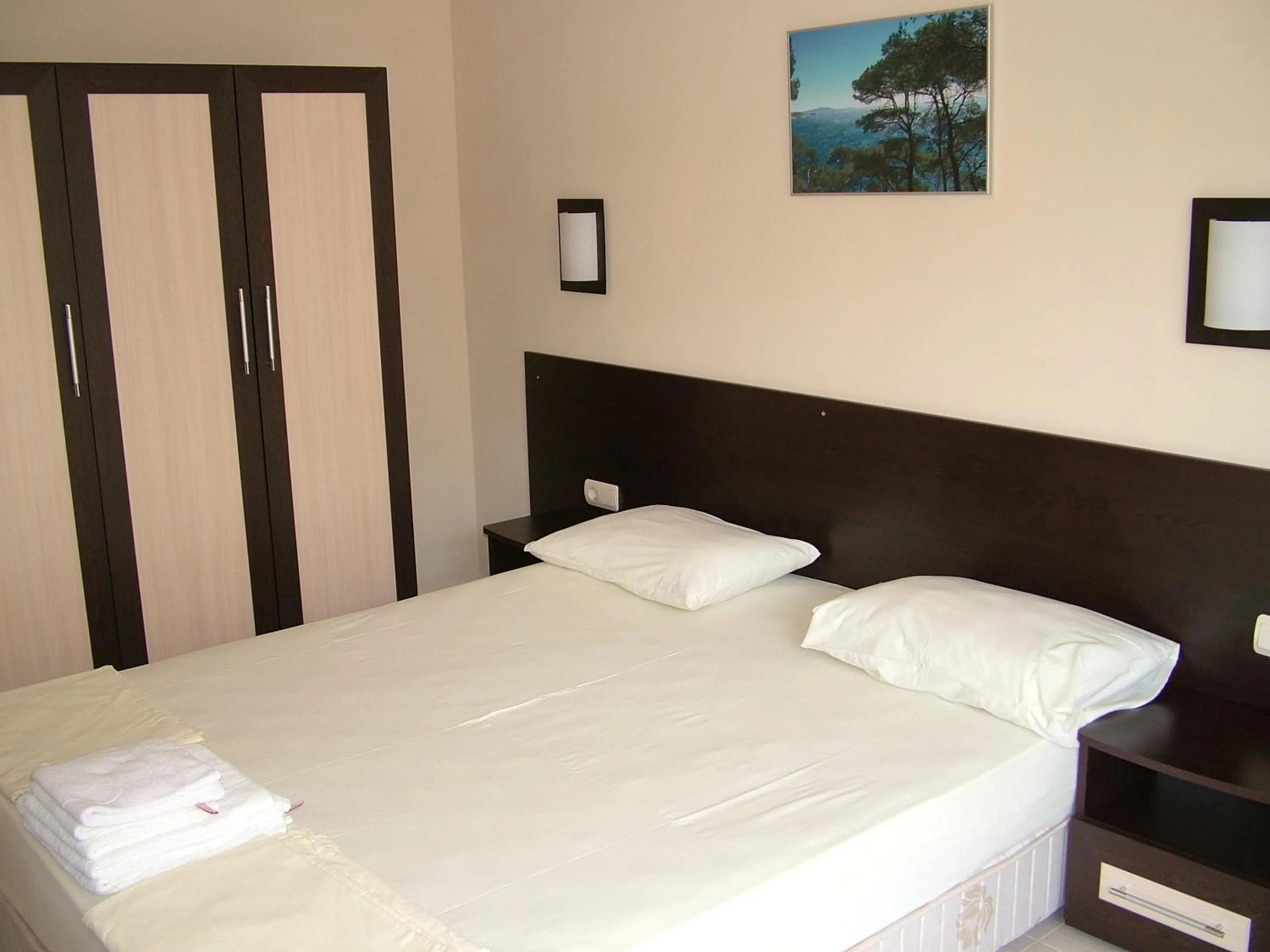 Bed in Family Hotel Delta