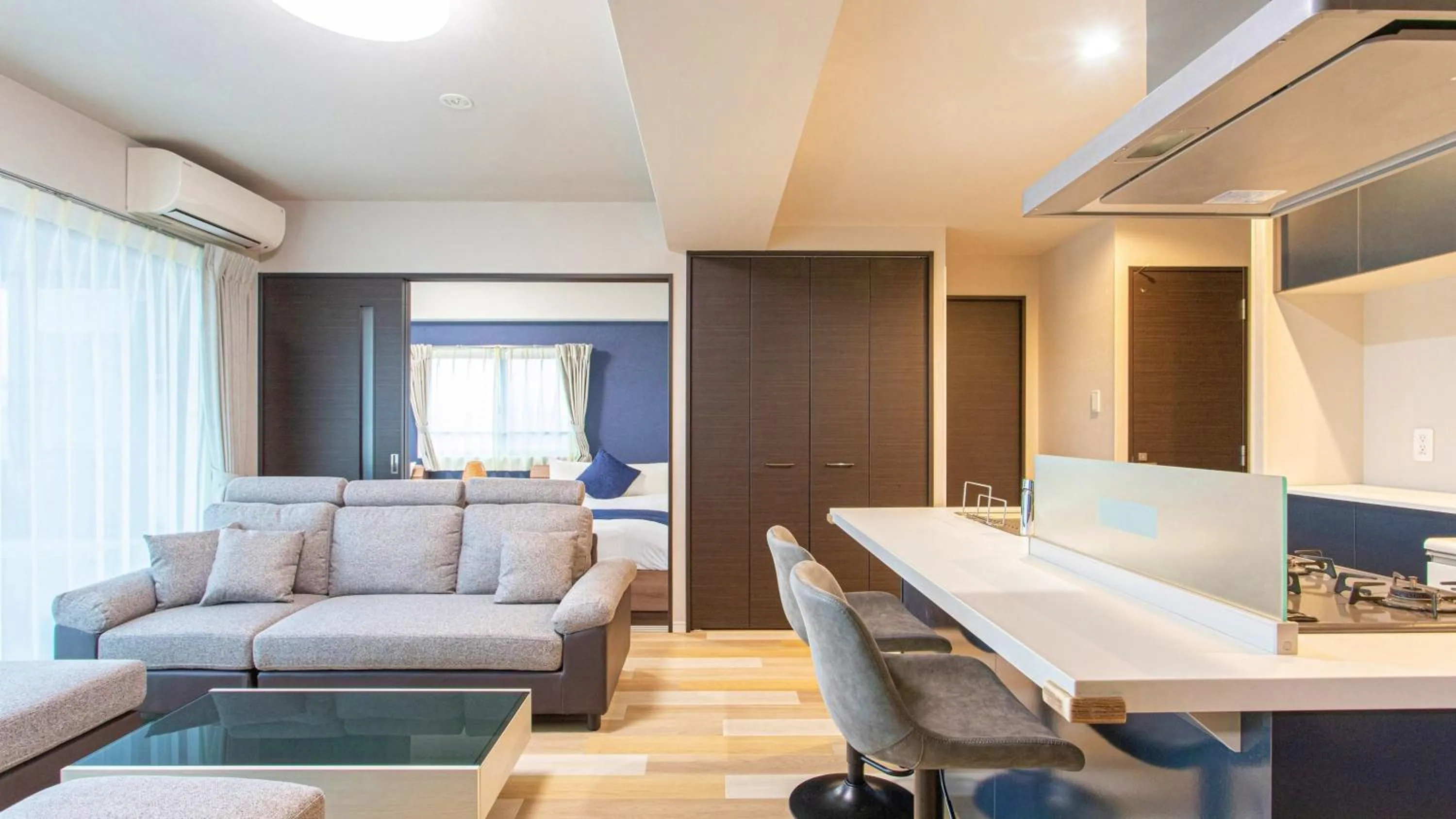 Living room in Dream Inn Hakata