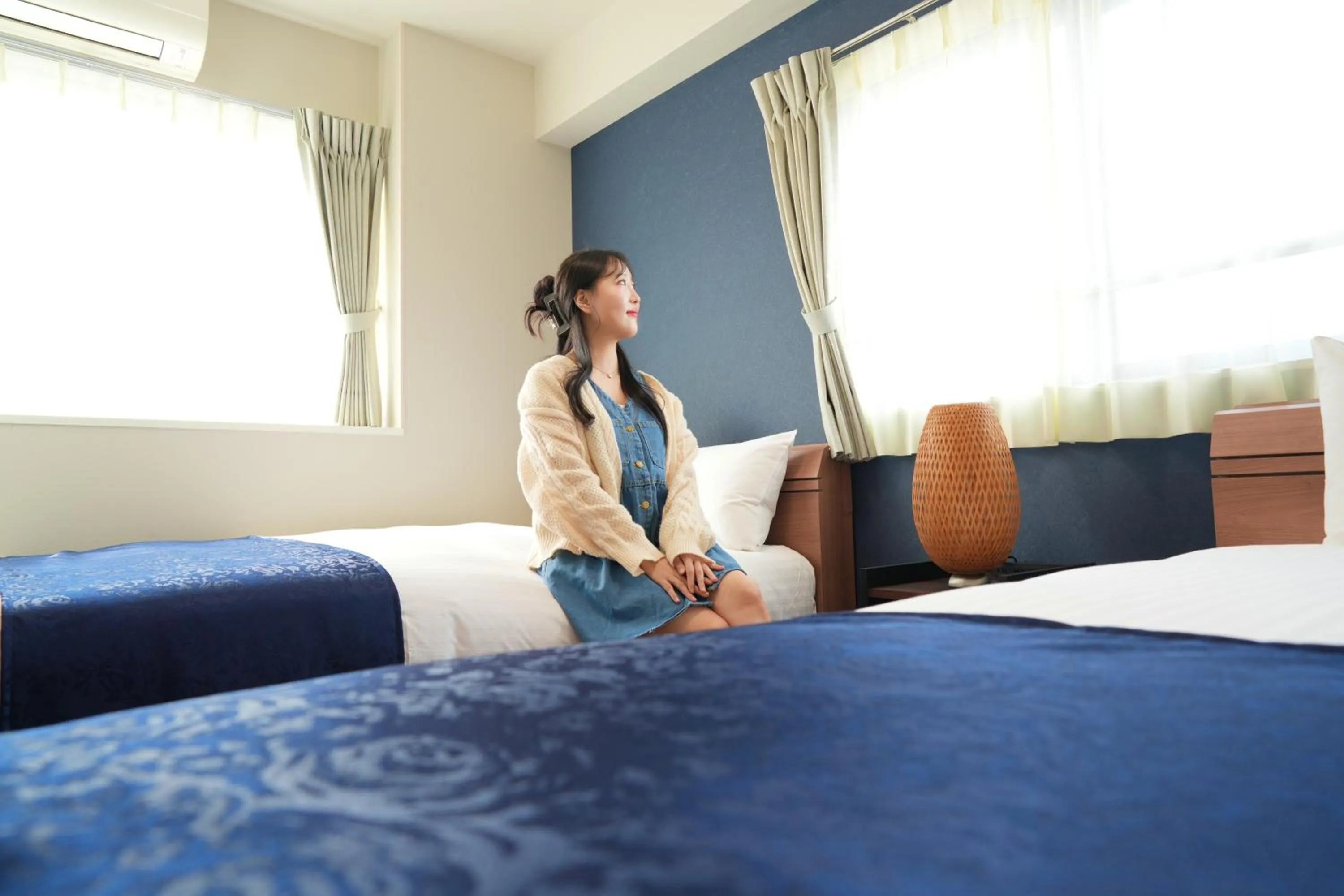 Bed in Dream Inn Hakata
