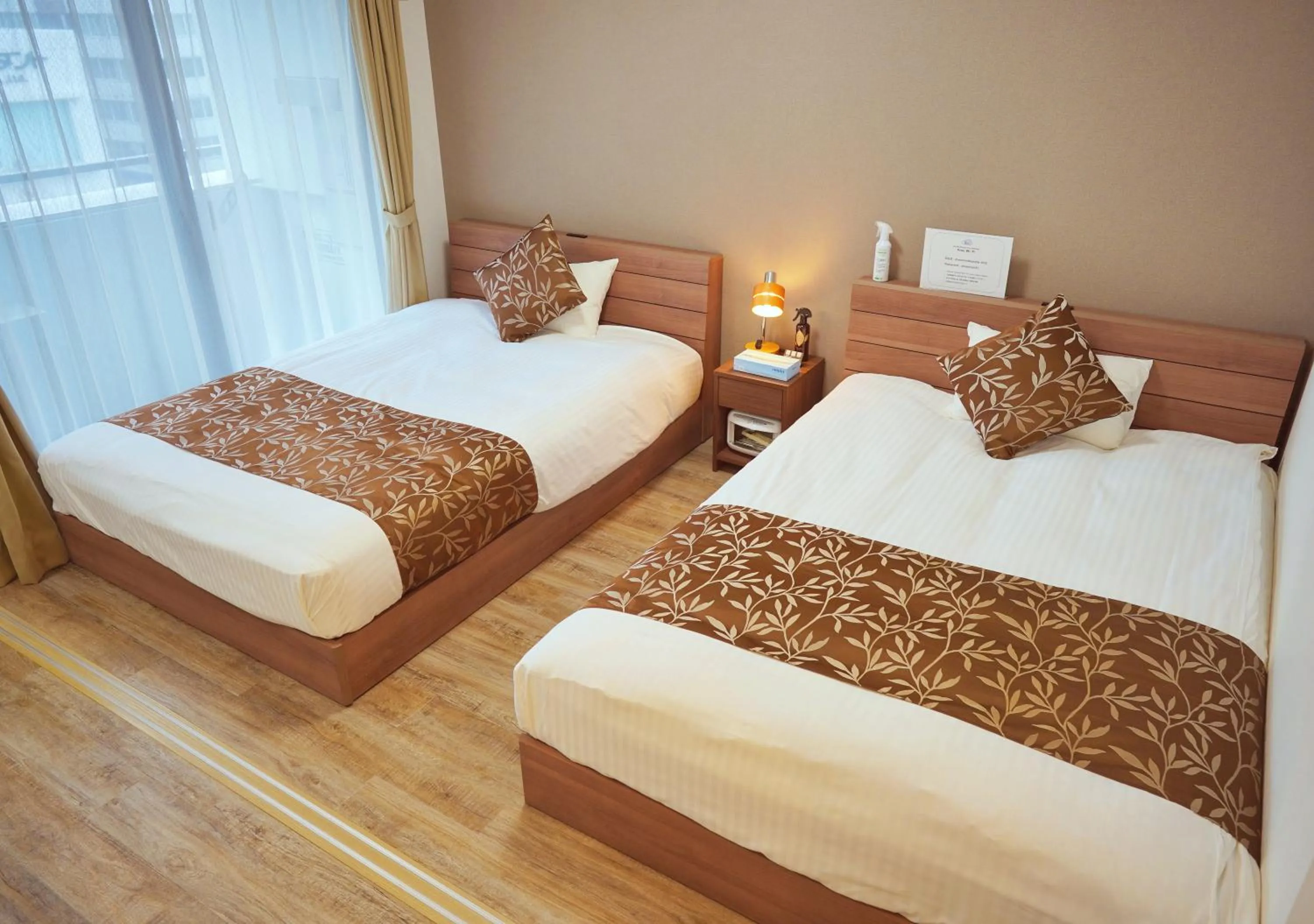 Bed in Dream Inn Hakata