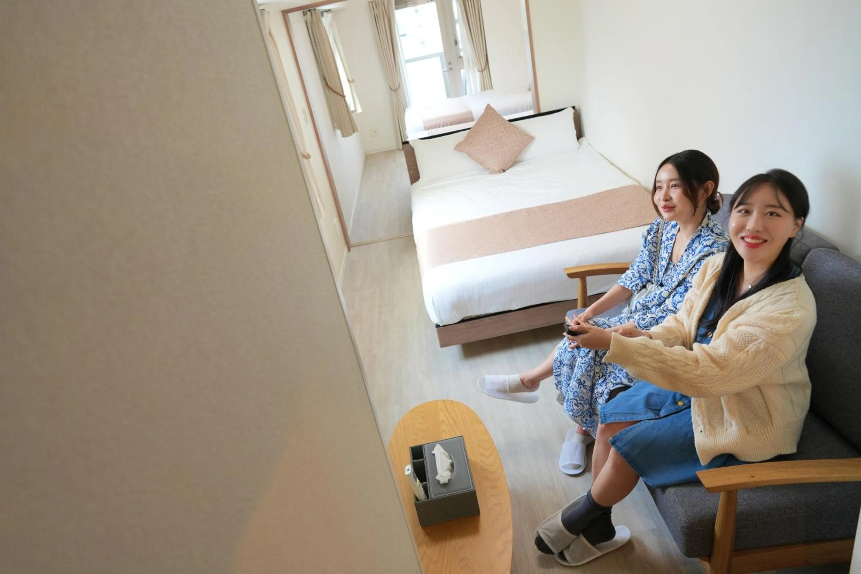 People in Dream Inn Hakata