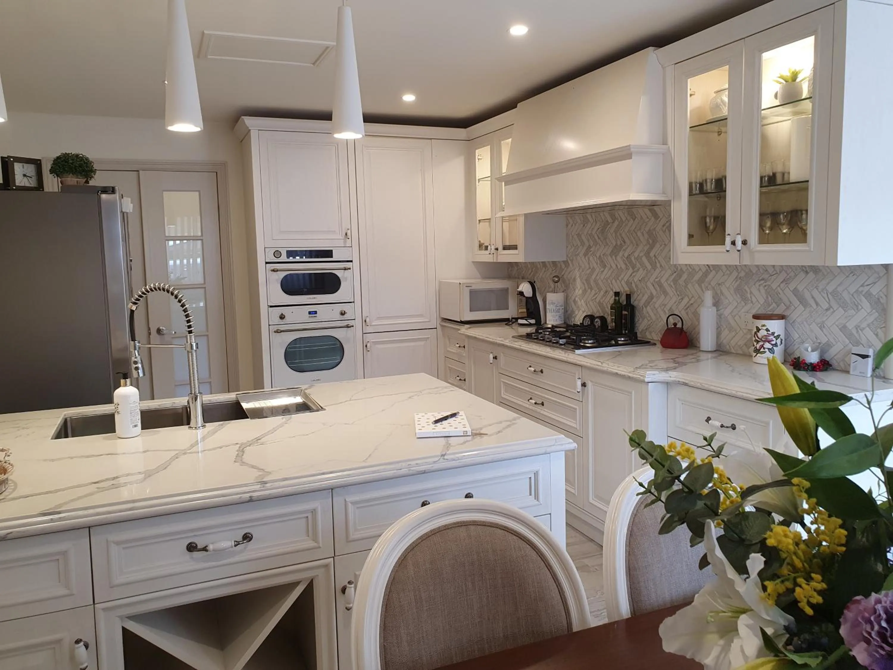 Kitchen or kitchenette in Bed and Breakfast