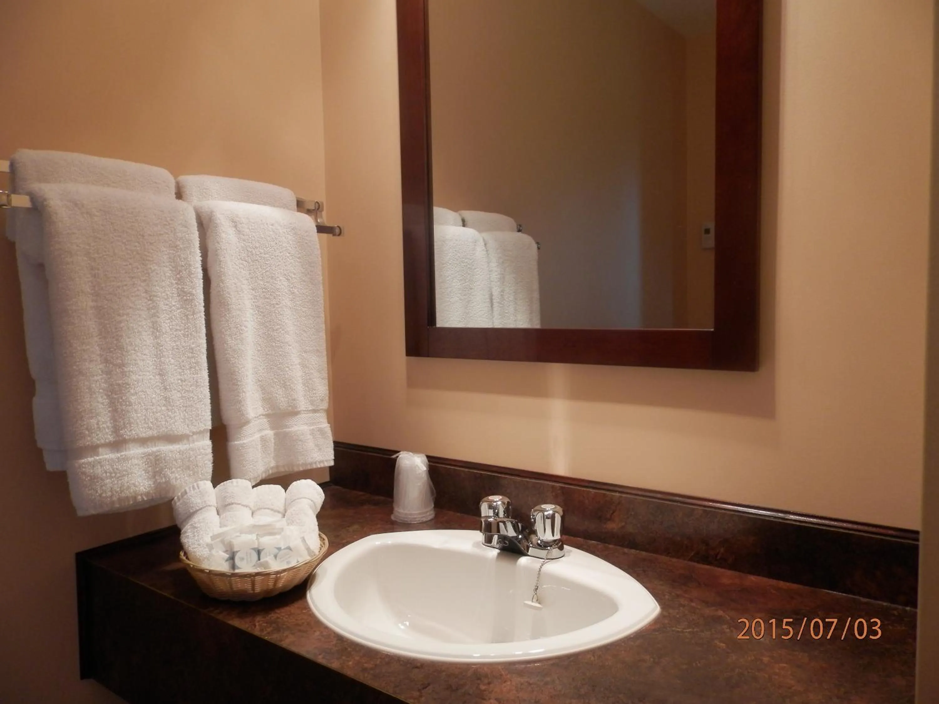 Bathroom in Motel la Maison de Travers