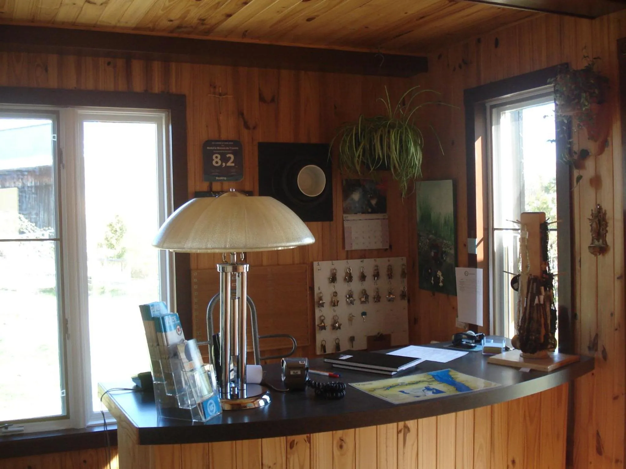 Lobby or reception in Motel la Maison de Travers